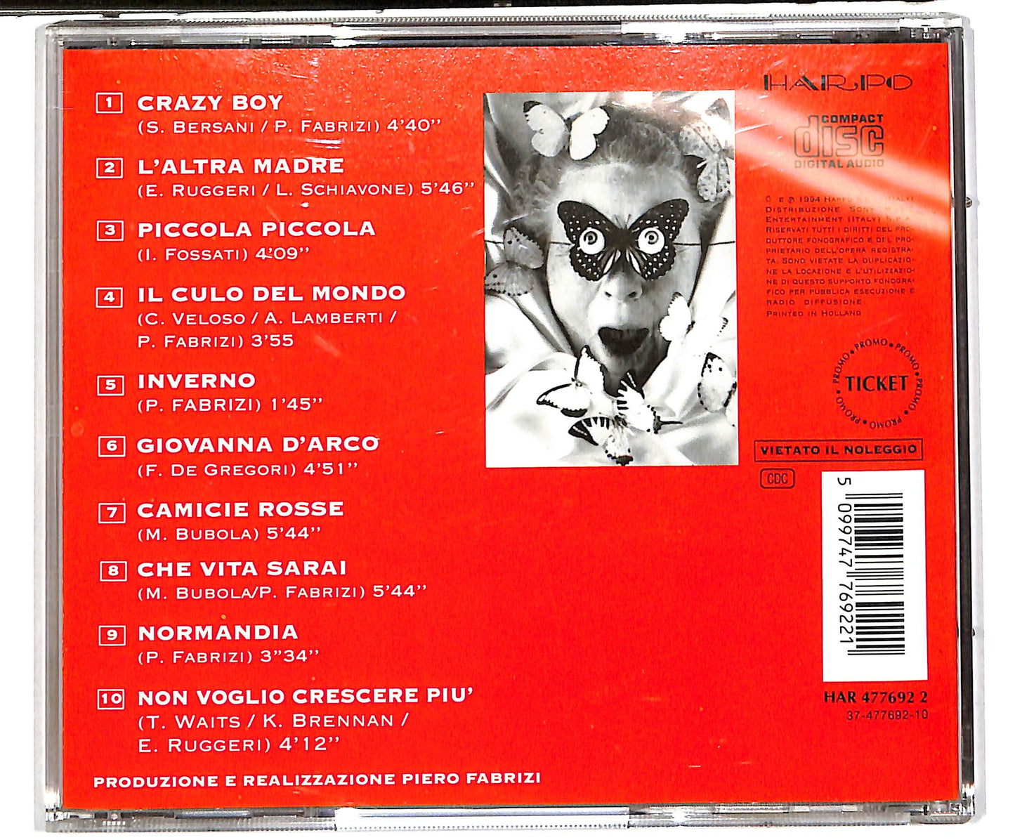 EBOND Fiorella Mannoia - Gente Comune CD CD038019