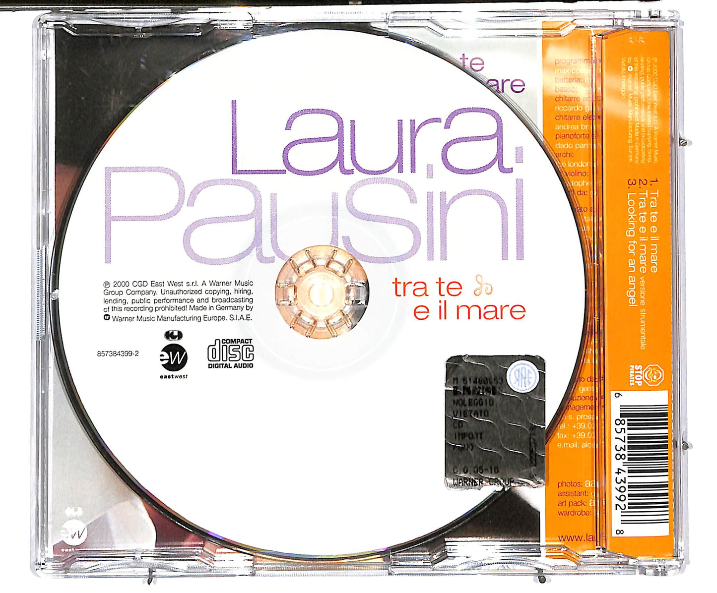 EBOND Laura Pausini - Tra Te E Il Mare CD CD038127