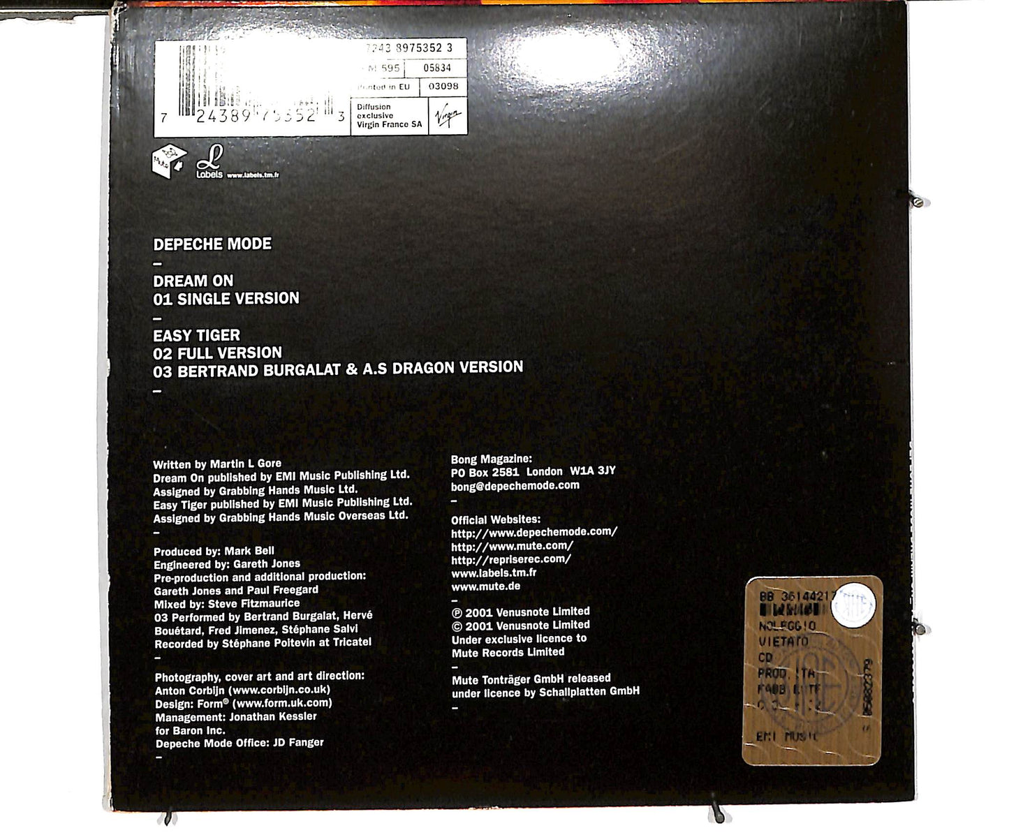 EBOND Depeche Mode - Dream On CD CD038167