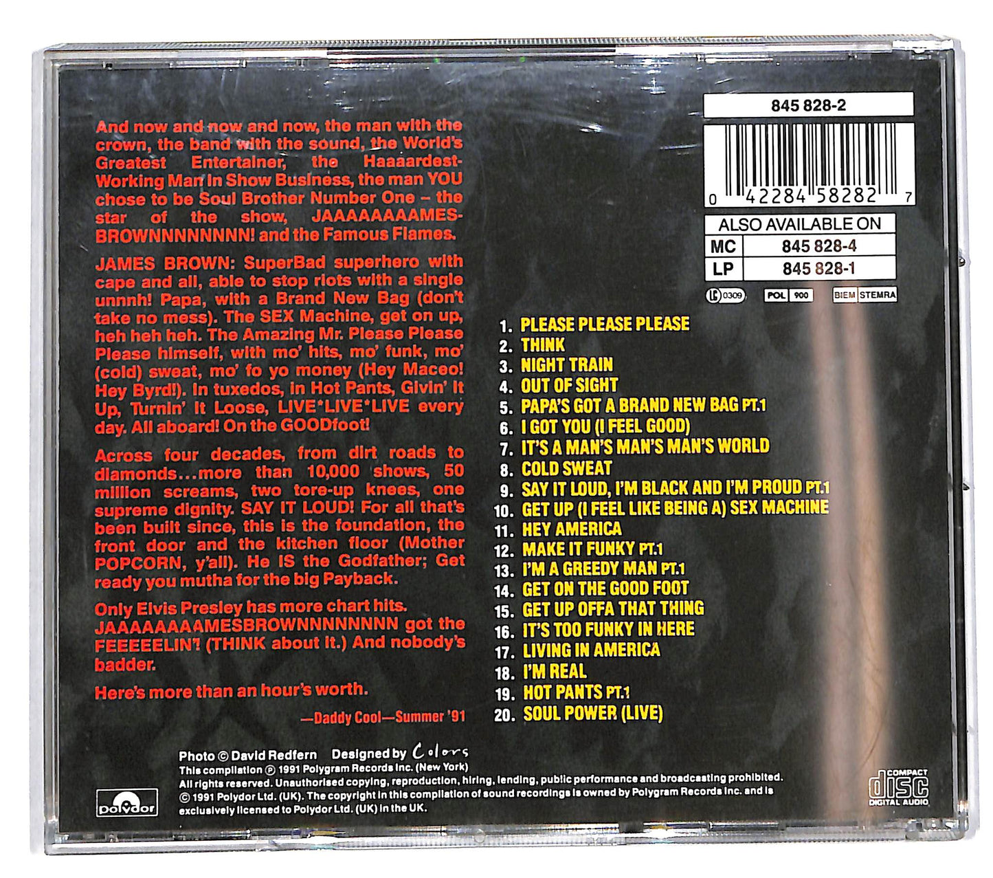 EBOND Sex Machine - The Very Best Of James Brown CD CD038220