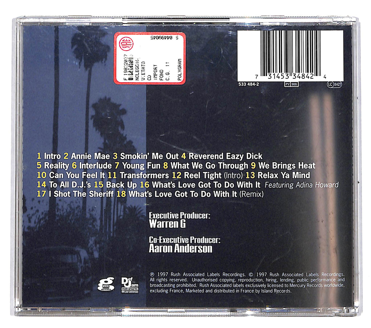 EBOND Warren G - Take A Look Over Your Shoulder CD CD038237
