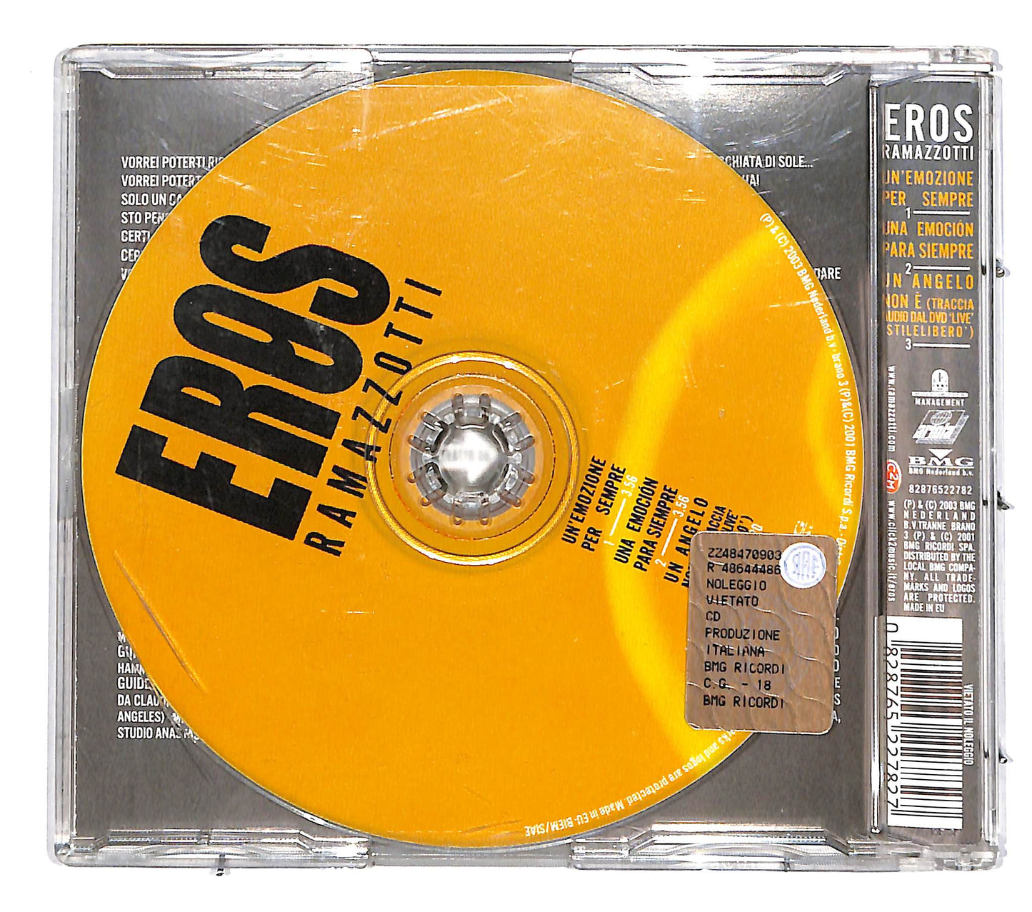 EBOND Eros Ramazzotti - Un'Emozione Per Sempre CD CD038249
