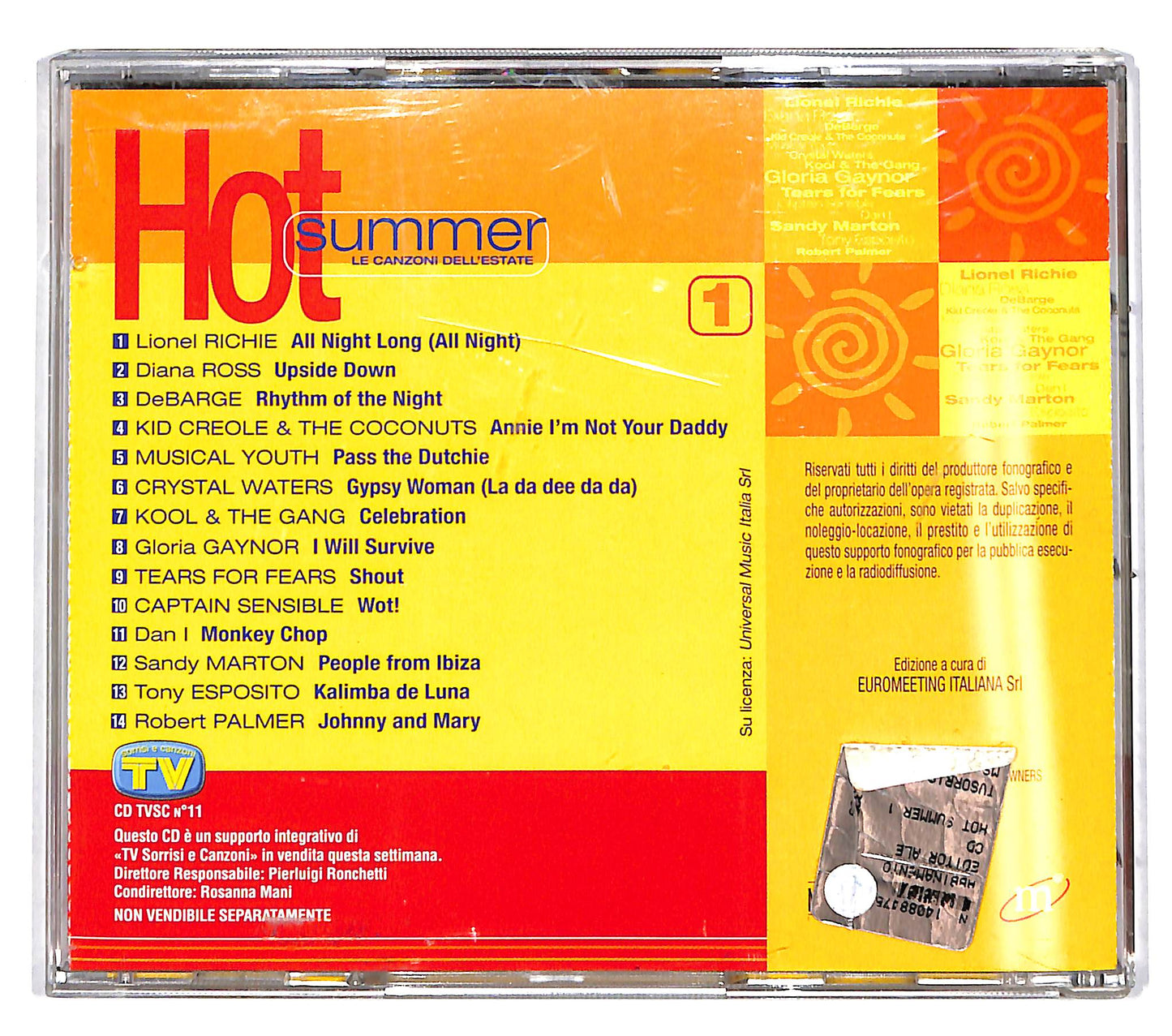 EBOND Various - Hot Summer - Le Canzoni Dell'Estate 1 EDITORIALE CD CD038262