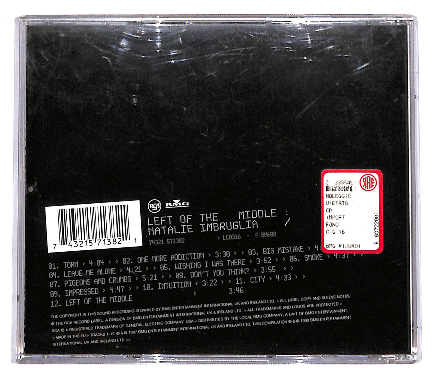 EBOND Natalie Imbruglia - Left Of The Middle CD CD038315