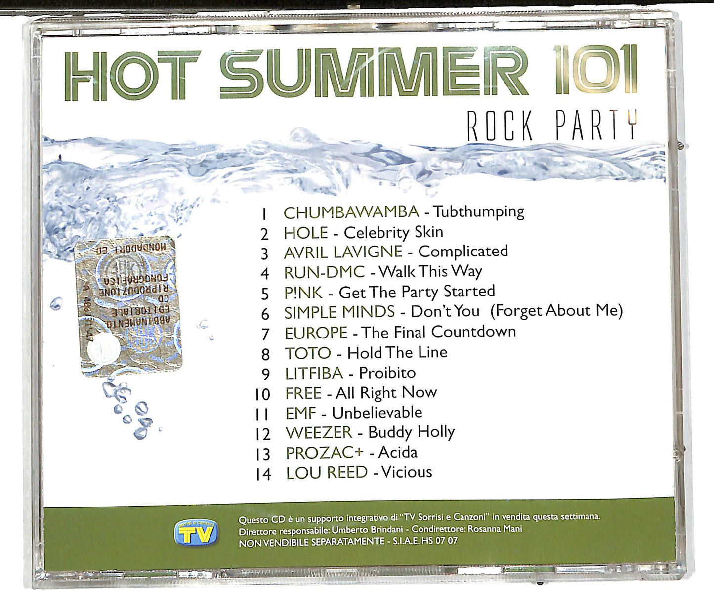 EBOND Hot Summer 101 Rock Party Vol. 7 EDITORIALE CD CD038409