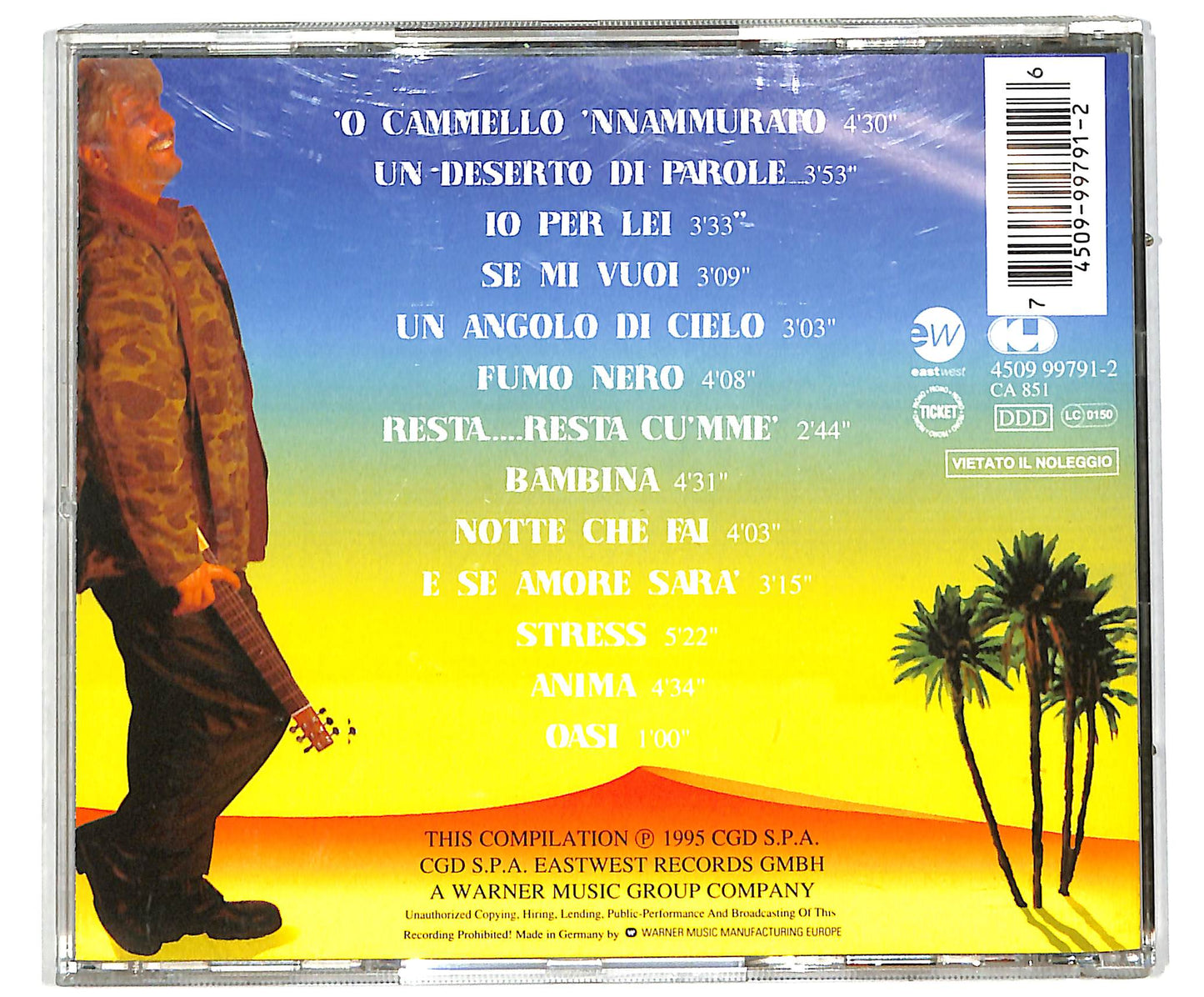 EBOND Pino Daniele - Non Calpestare I Fiori Nel Deserto CD CD038449