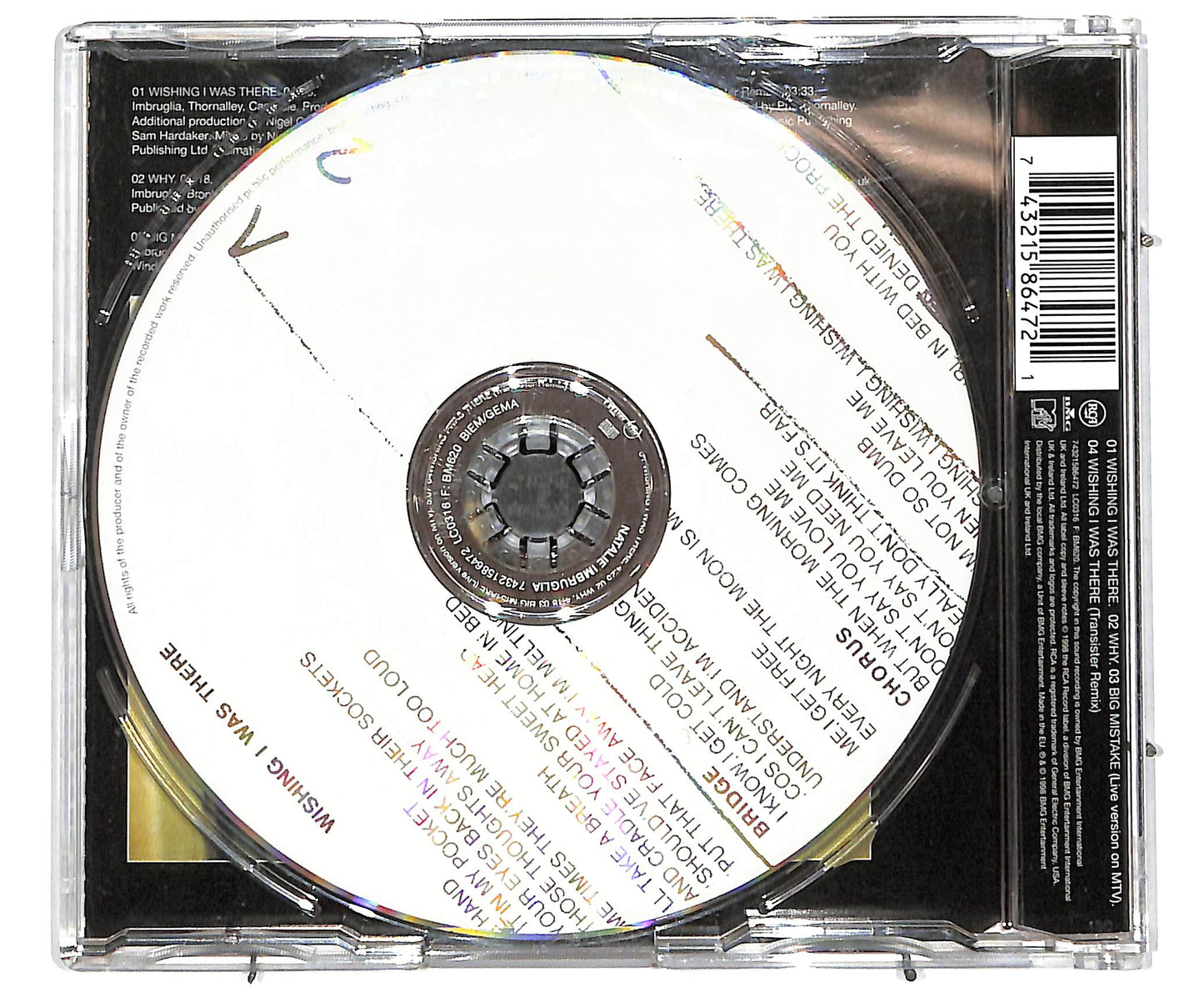 EBOND Natalie Imbruglia - Wishing I Was There CD CD038506