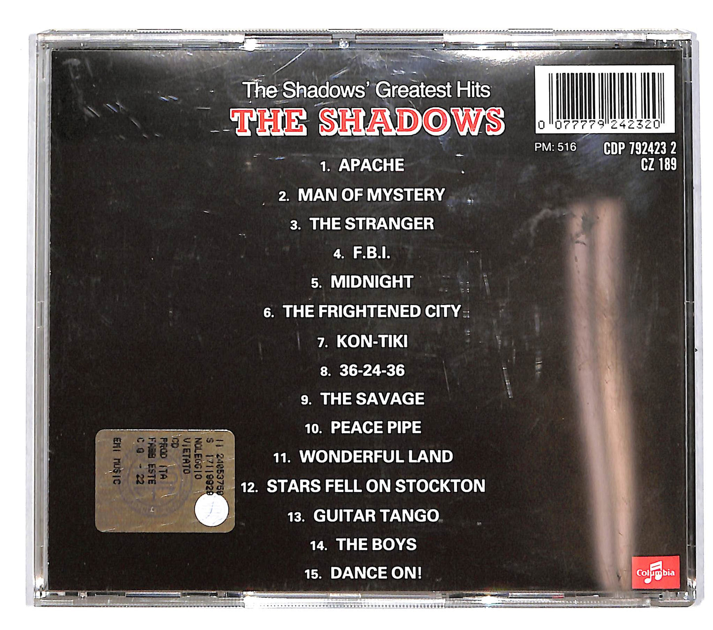 EBOND The Shadows' Greatest Hits CD CD038612