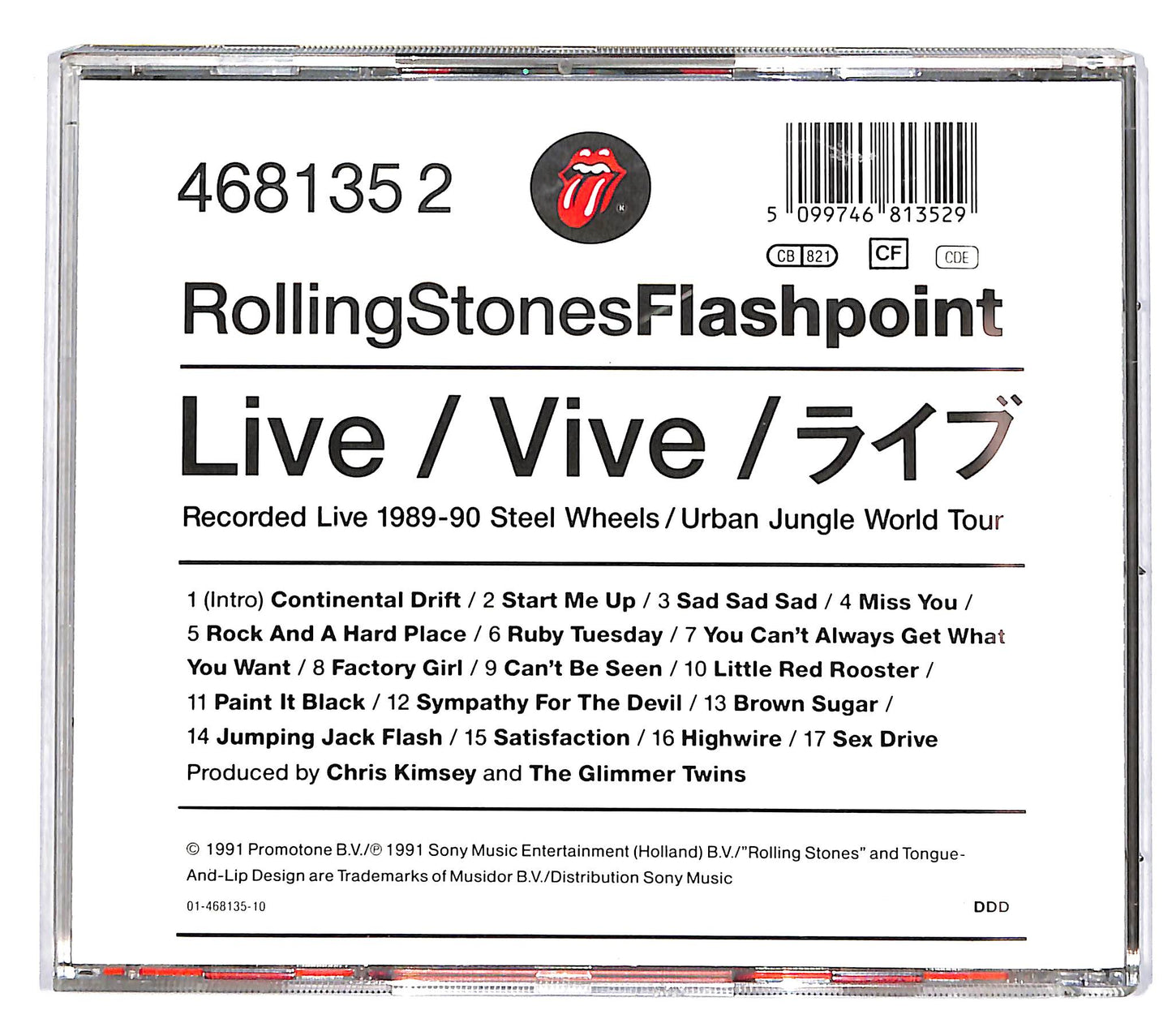 EBOND RollingStones - Flashpoint CD CD038636