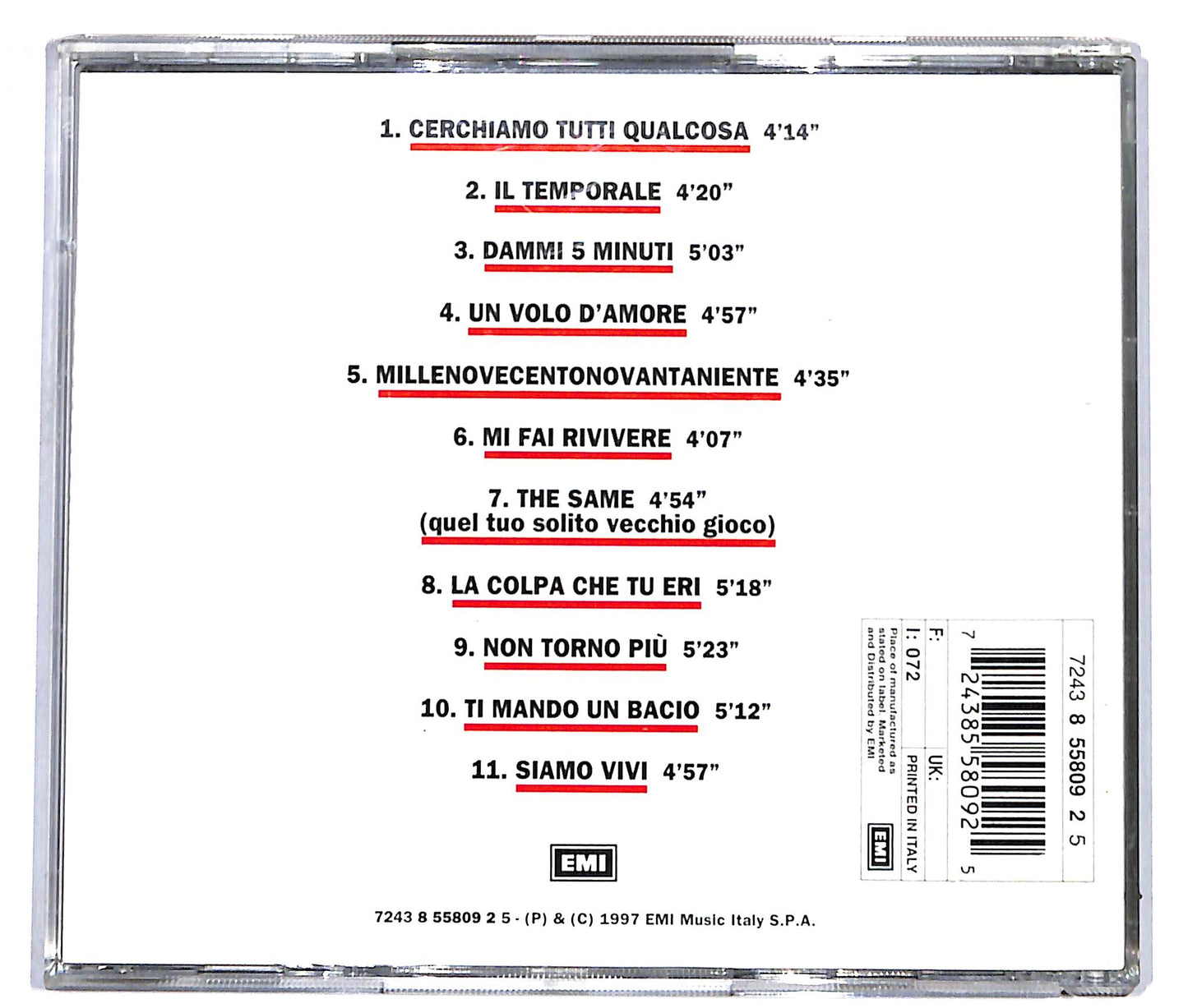 EBOND Stadio - Dammi 5 Minuti CD CD038717