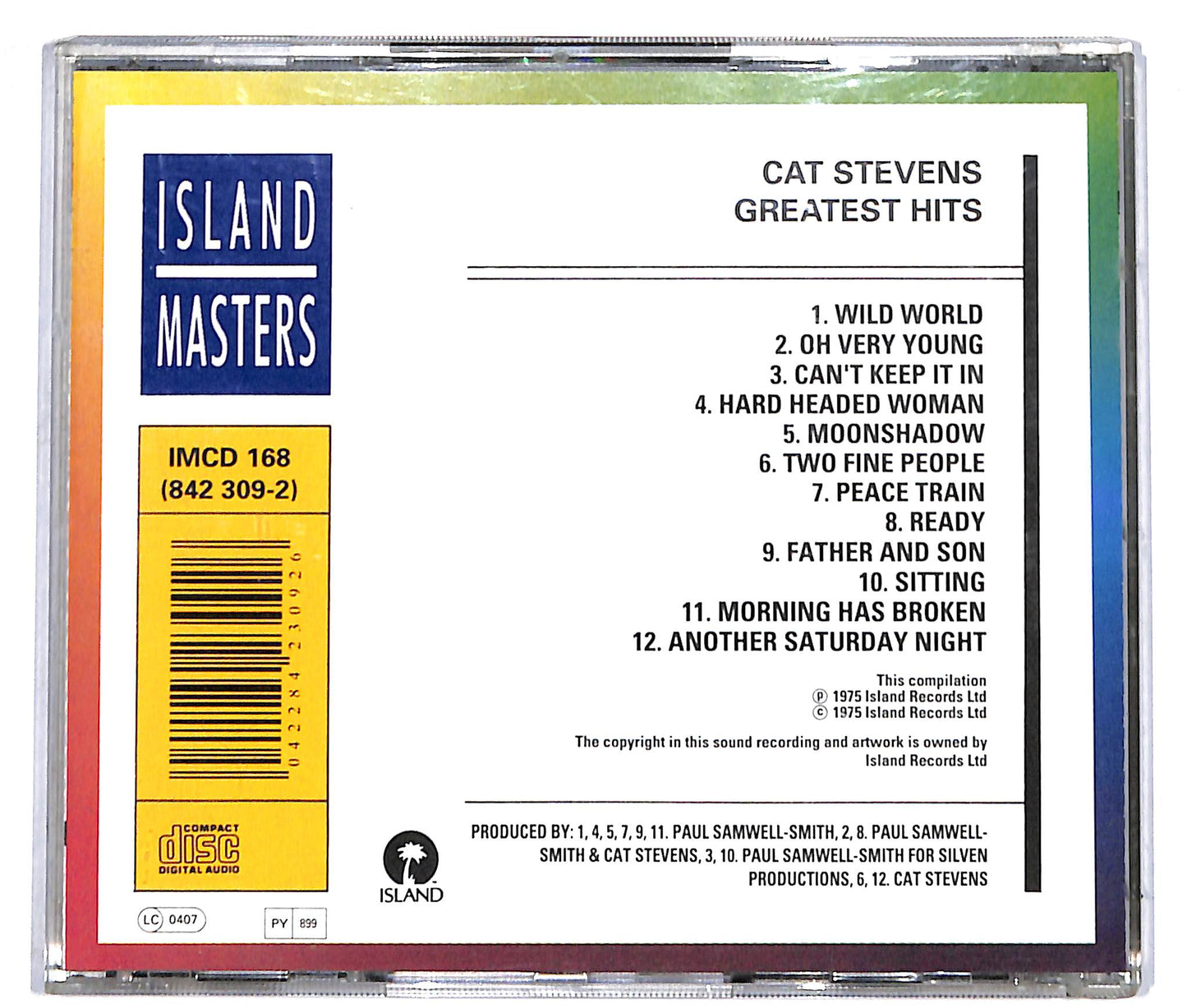 EBOND Cat Stevens - Greatest Hits CD CD038746