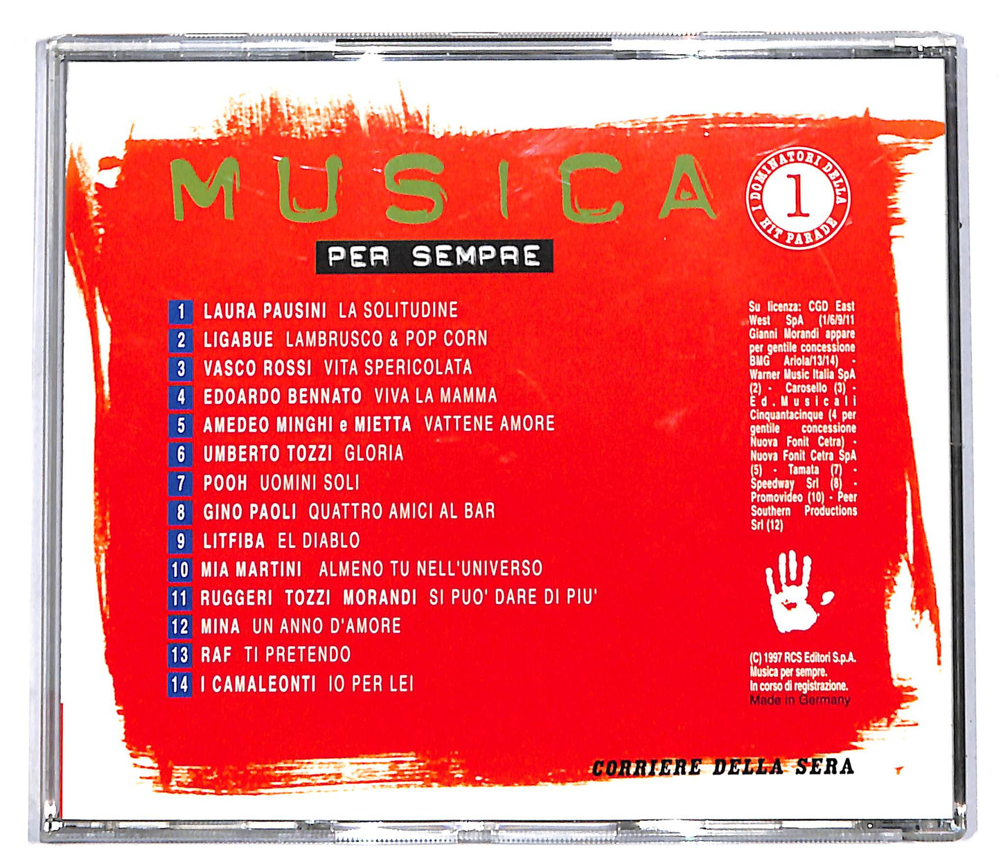 EBOND Musica Per Sempre 1 - I Dominatori Della Hit Parade EDITORIALE CD CD038761