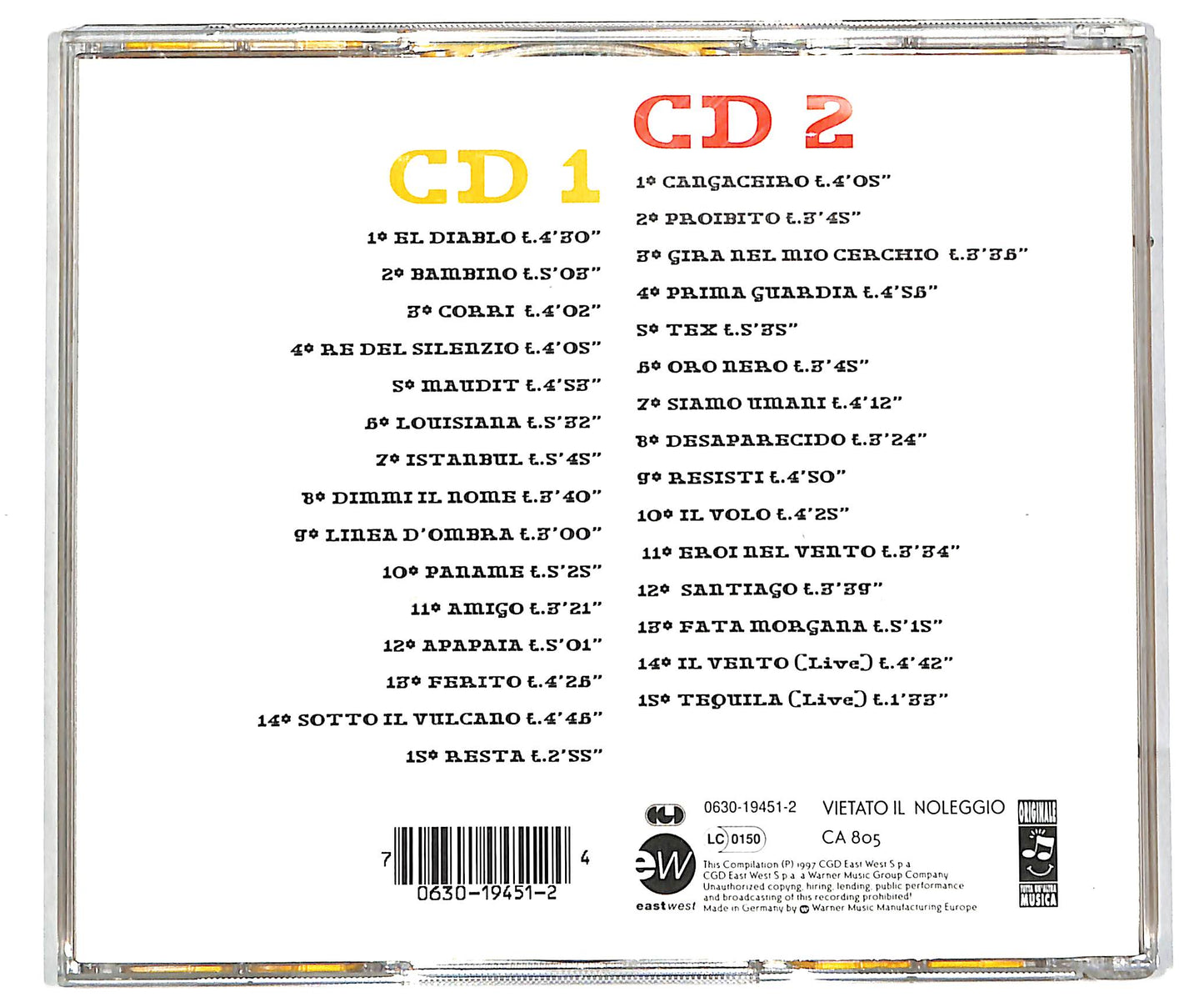 EBOND Litfiba - Viva Litfiba CD CD038804
