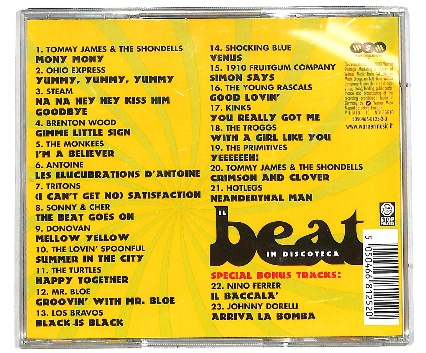 EBOND Il Beat In Discoteca CD CD038805