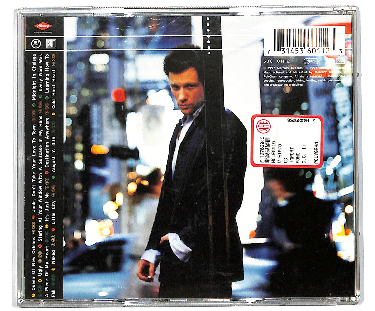 EBOND Jon Bon Jovi - Destination Anywhere CD CD038815