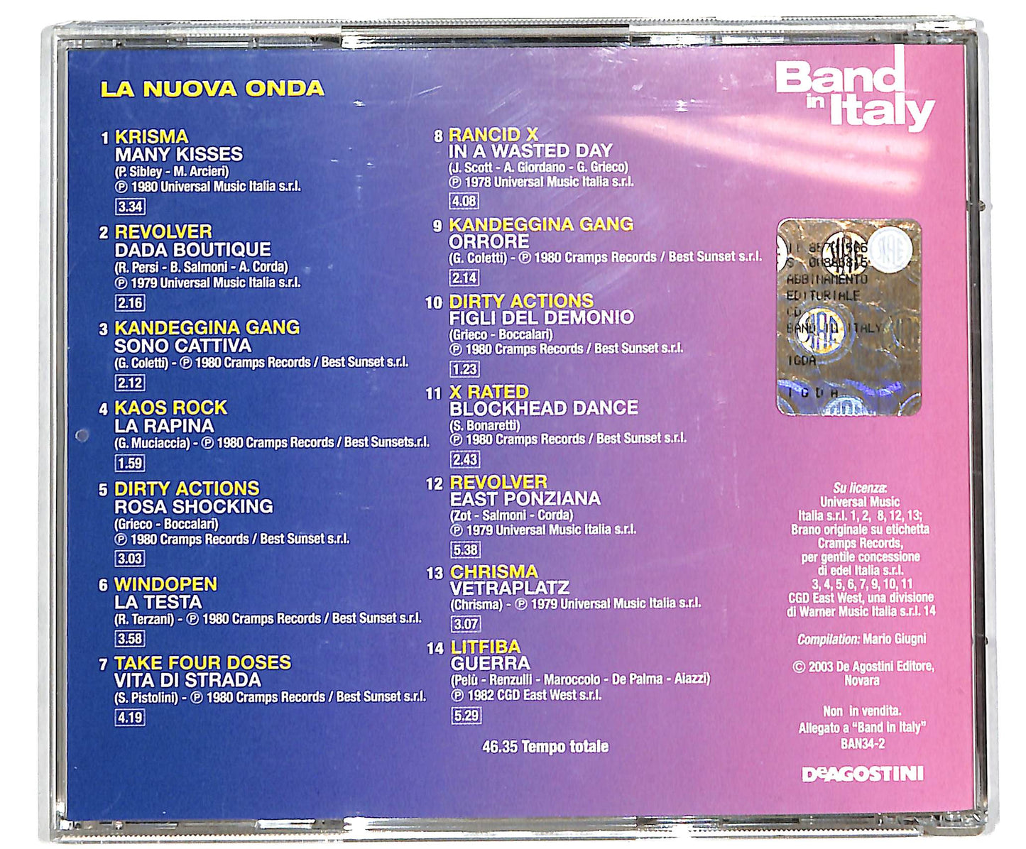 EBOND La Nuova Onda EDITORIALE CD CD038846