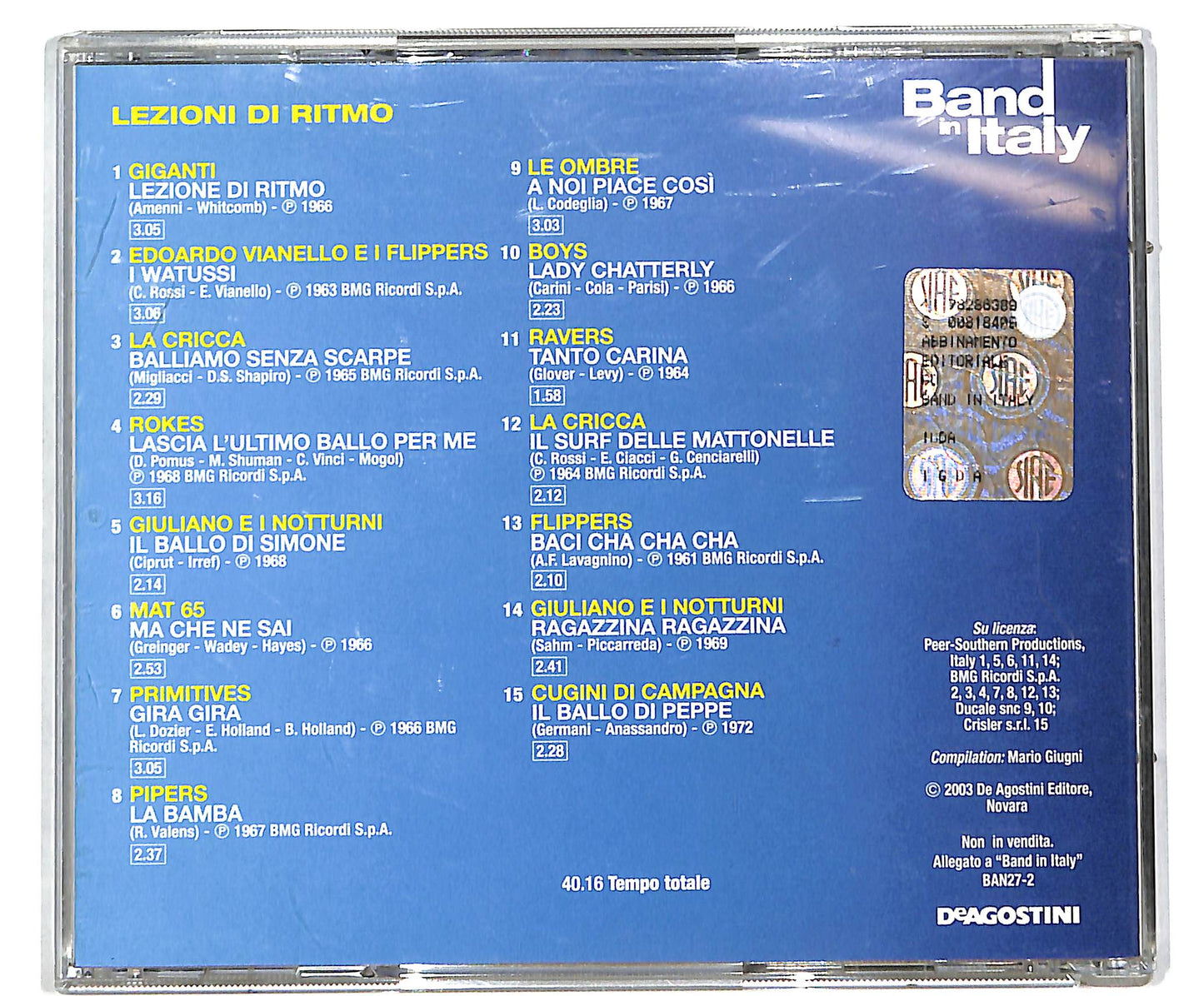 EBOND Lezioni DI Ritmo EDITORIALE CD CD038850