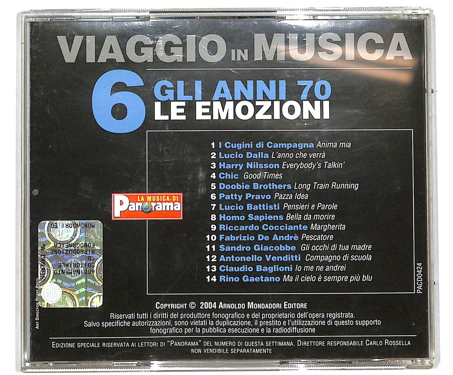EBOND Gli Anni 70 Le Emozioni EDITORIALE CD CD038855