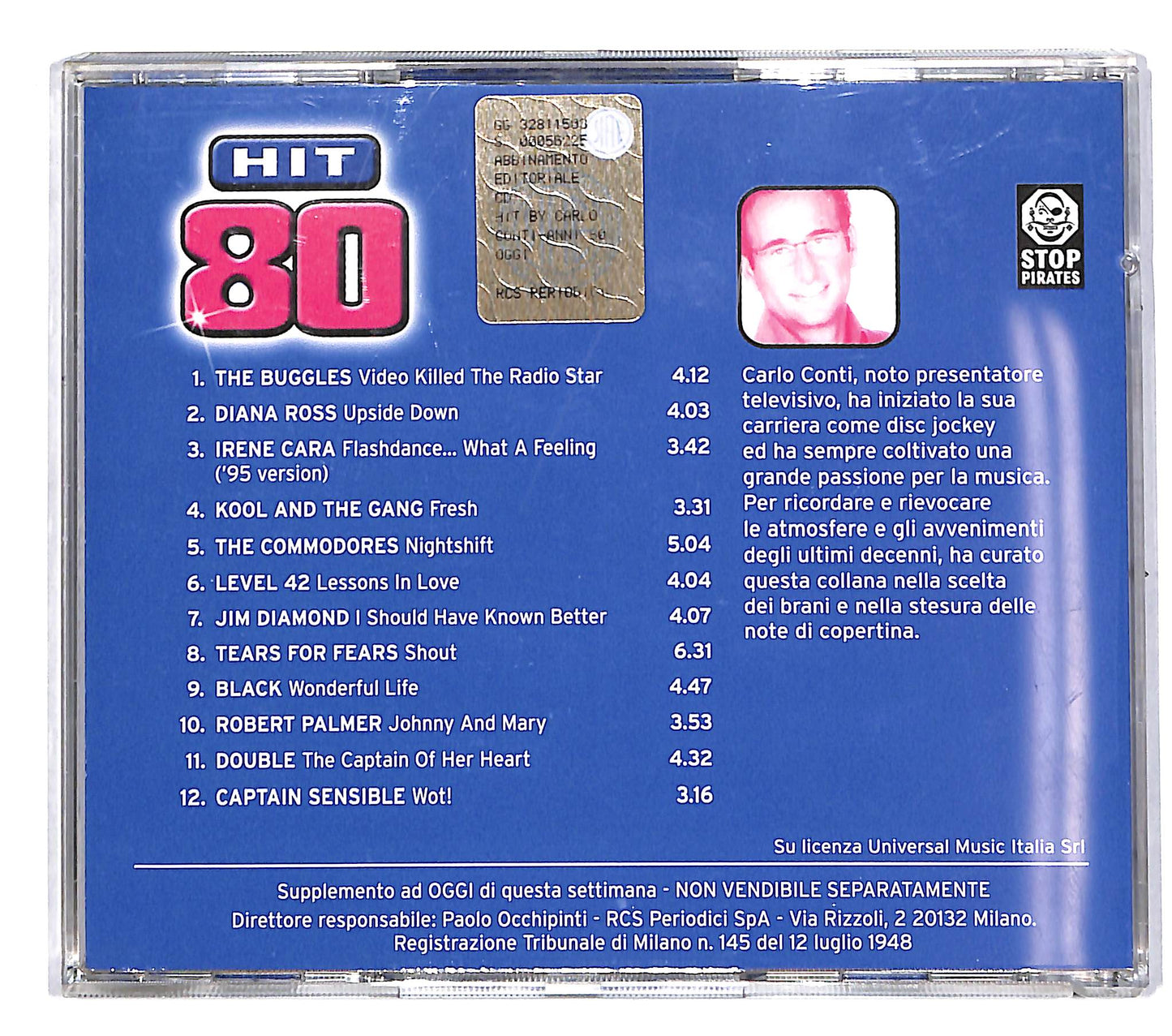 EBOND Various - Carlo Conti Presenta Hit 80 EDITORIALE CD CD038925