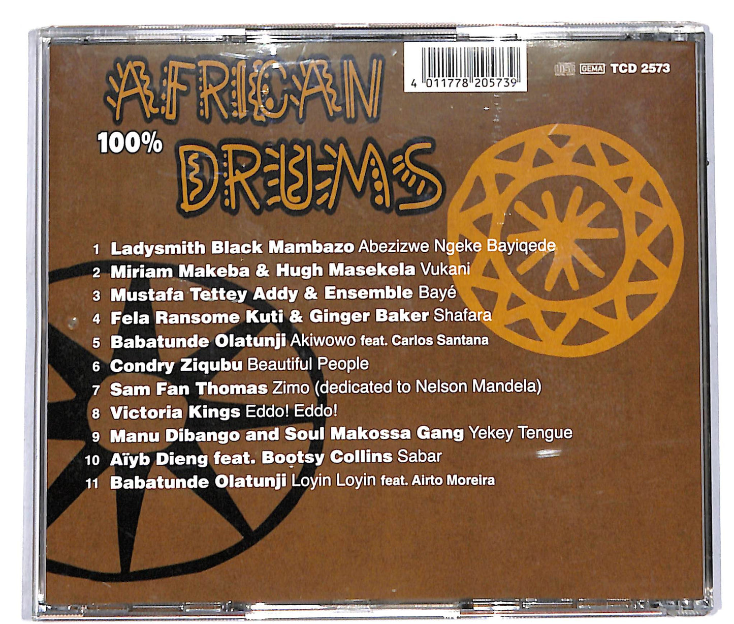 EBOND 100% African Drums CD CD039012