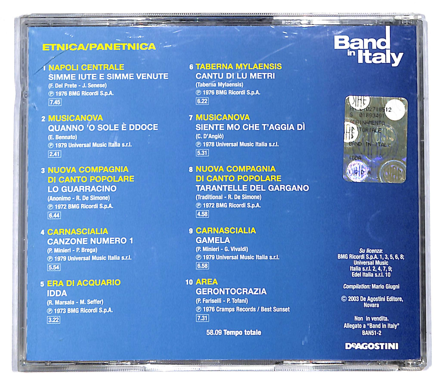 EBOND Etnica / Panetnica - EDITORIALE CD CD039029