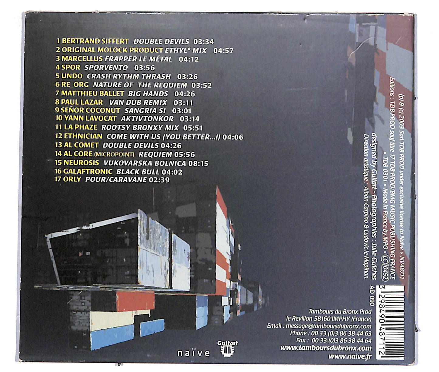 EBOND Les Tambours Du Bronx - Stereostress CD CD039033