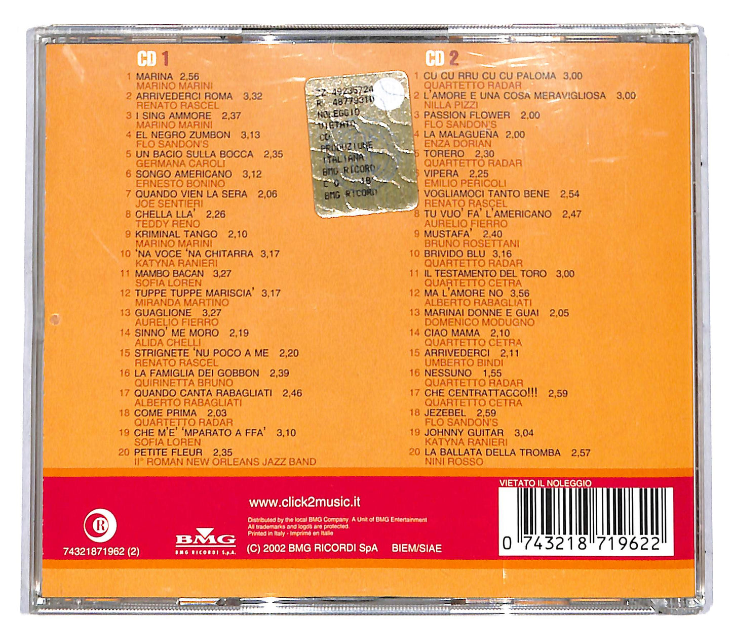 EBOND Le Canzoni Della Nostra Vita - Vol. 4 CD CD039038