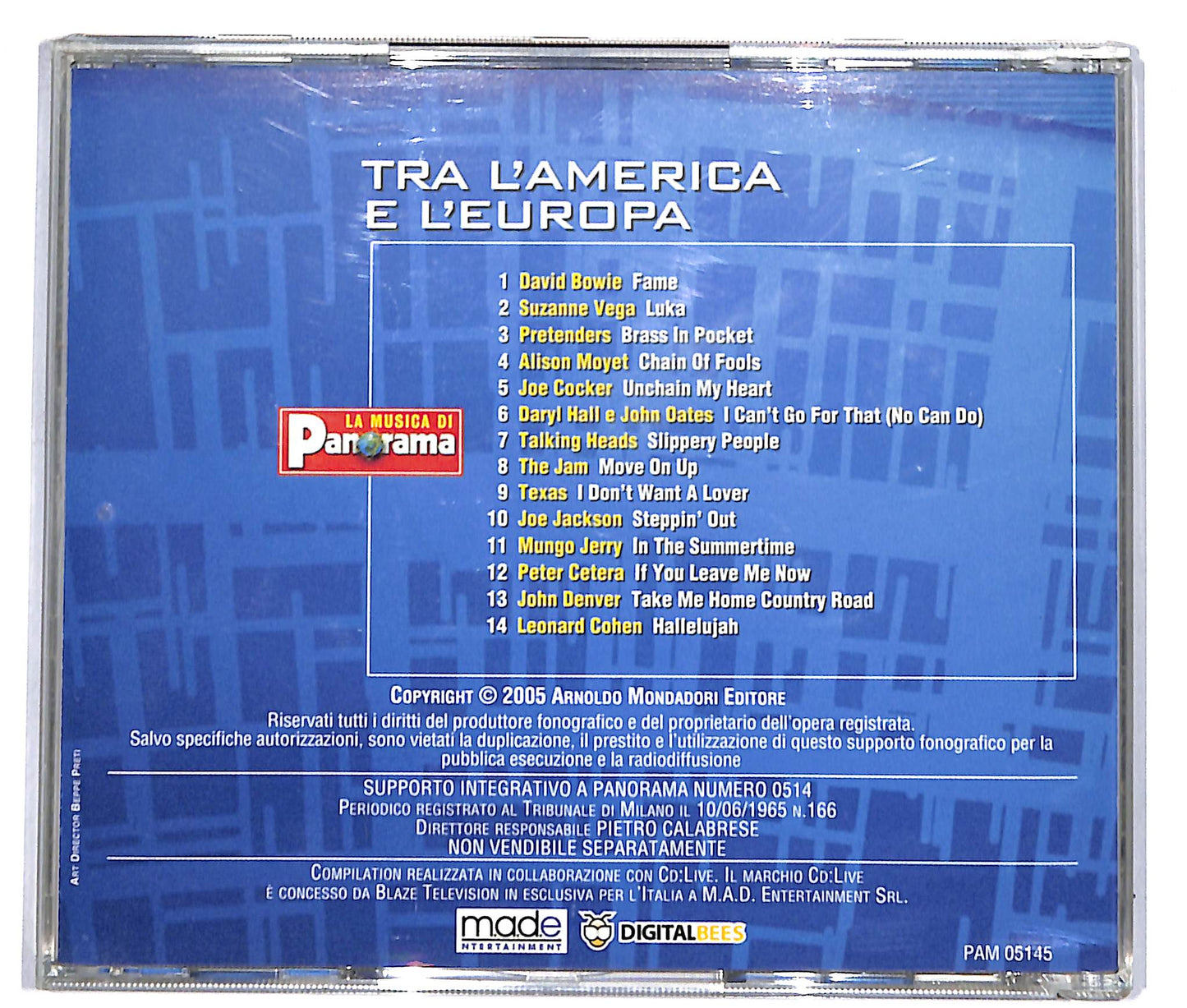 EBOND Pop Tra L'America E L'Europa - EDITORIALE CD CD039058