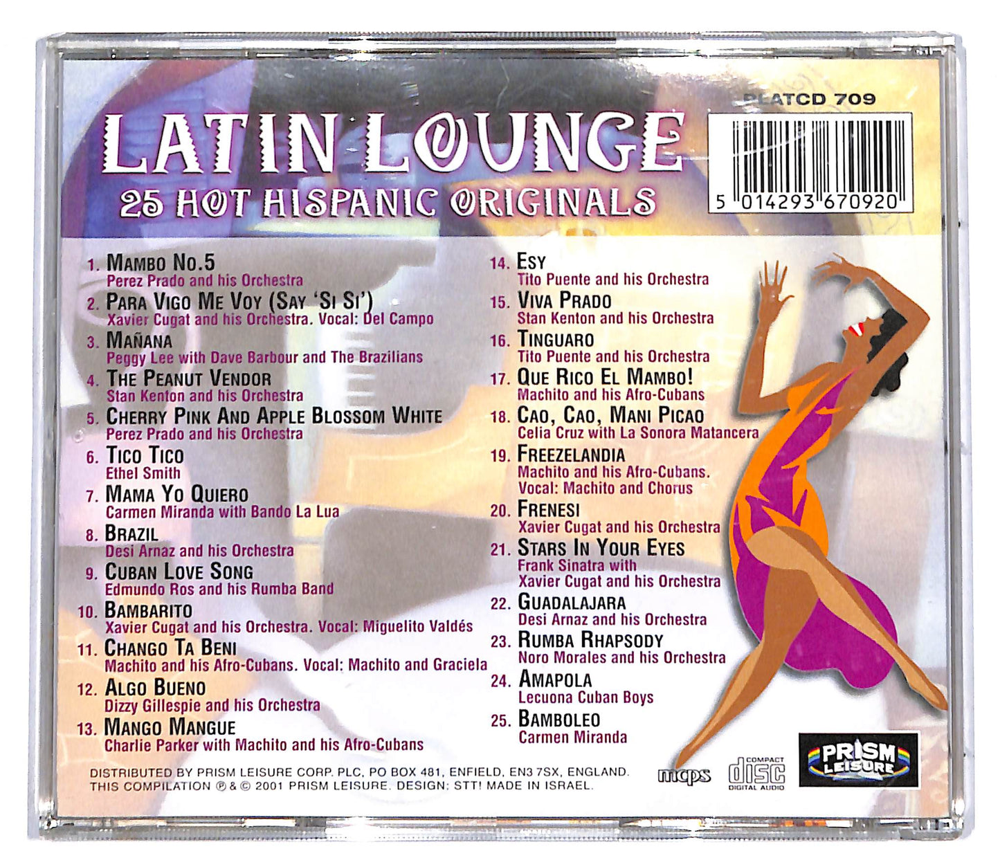EBOND Latin Lounge (25 Hot Hispanic Originals) CD CD039059
