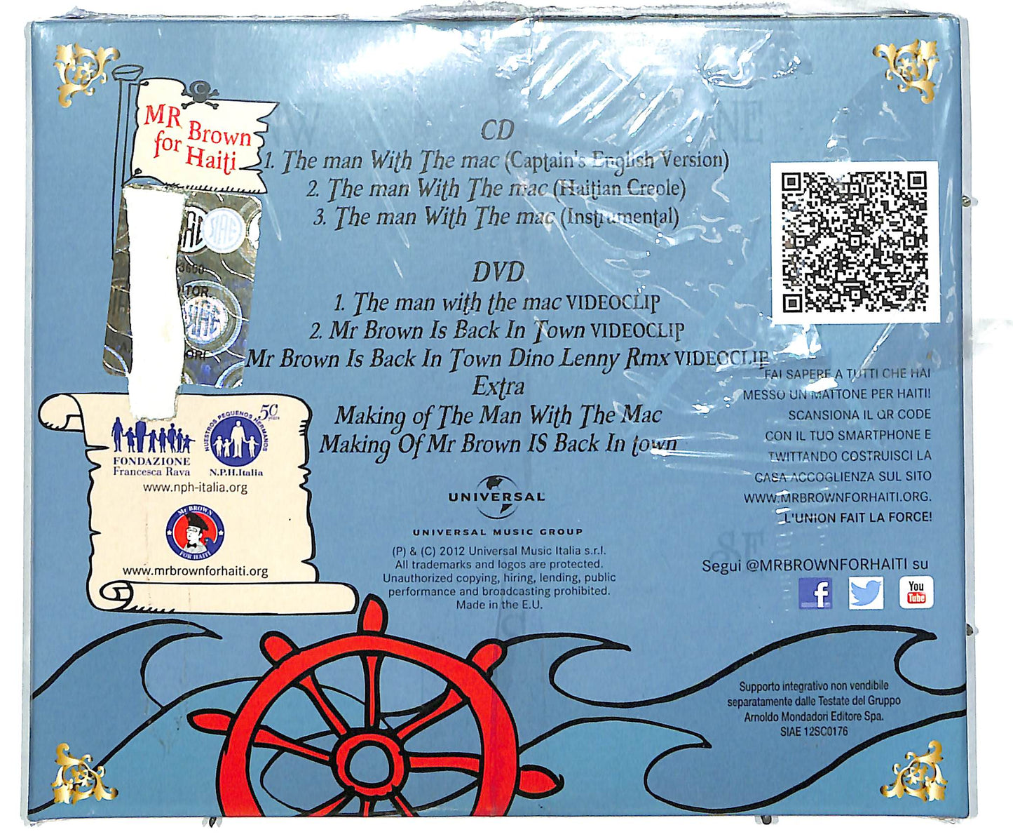 EBOND Mr Brown For Haiti - The Man With The Mac EDITORIALE CD CD039116