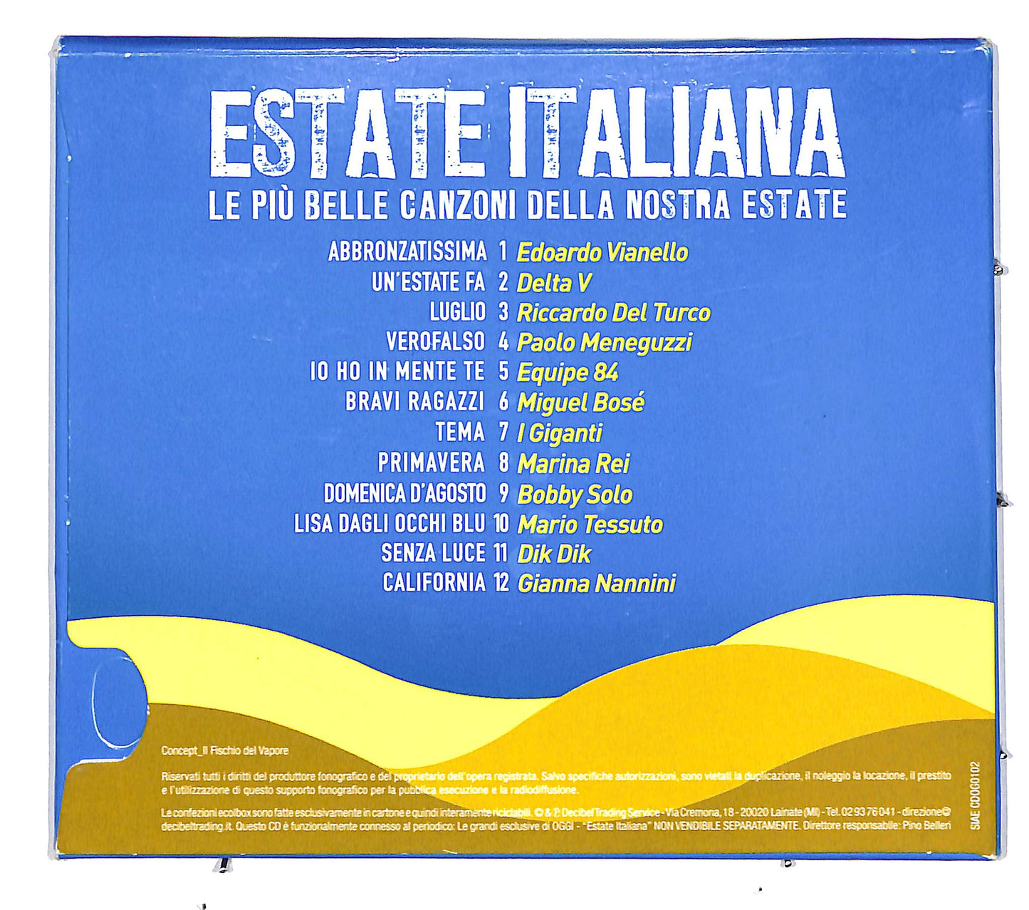 EBOND Various - Estate Italiana vol.4 EDITORIALE CD CD039213