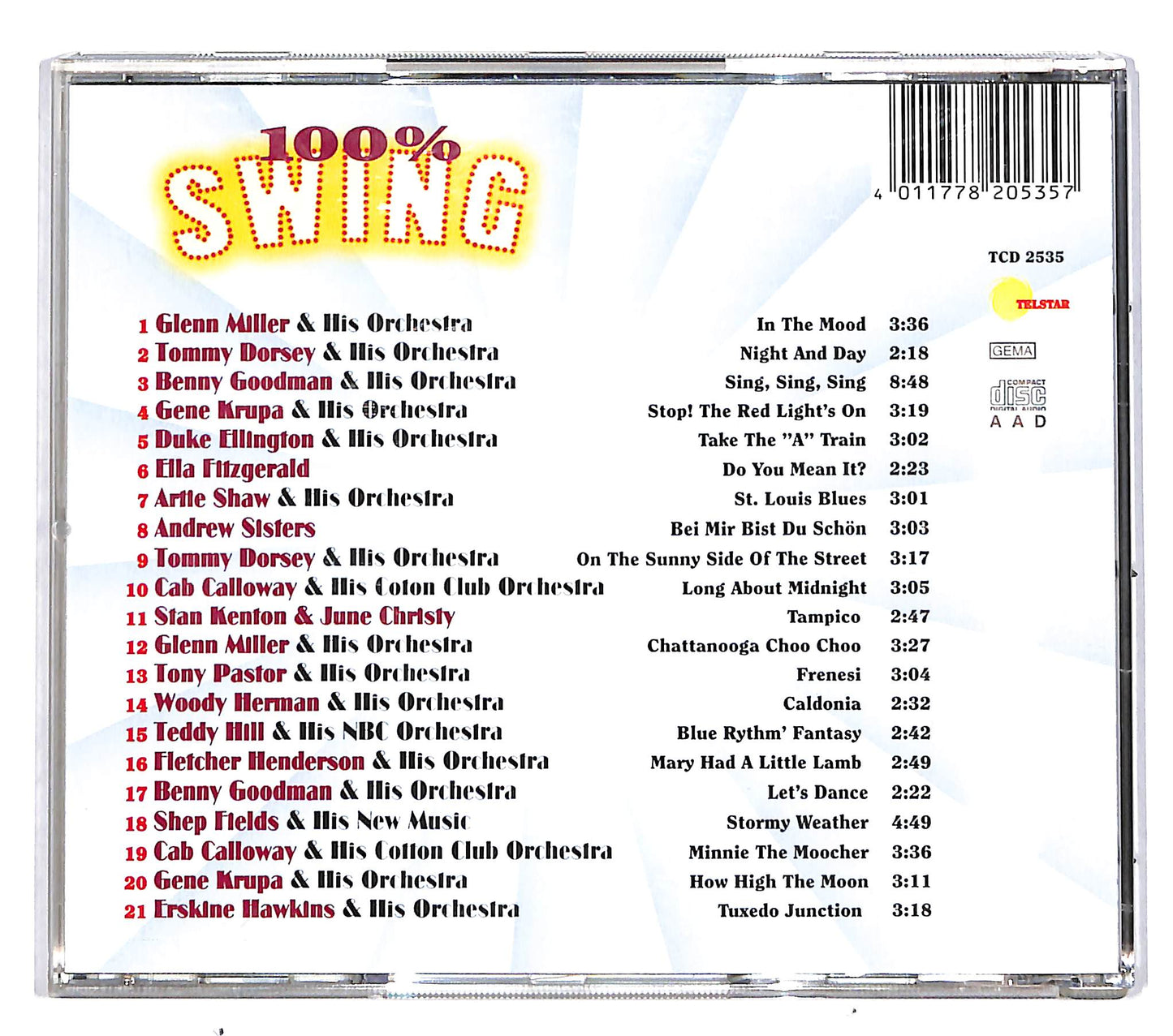 EBOND Various - 100% Swing CD CD039219