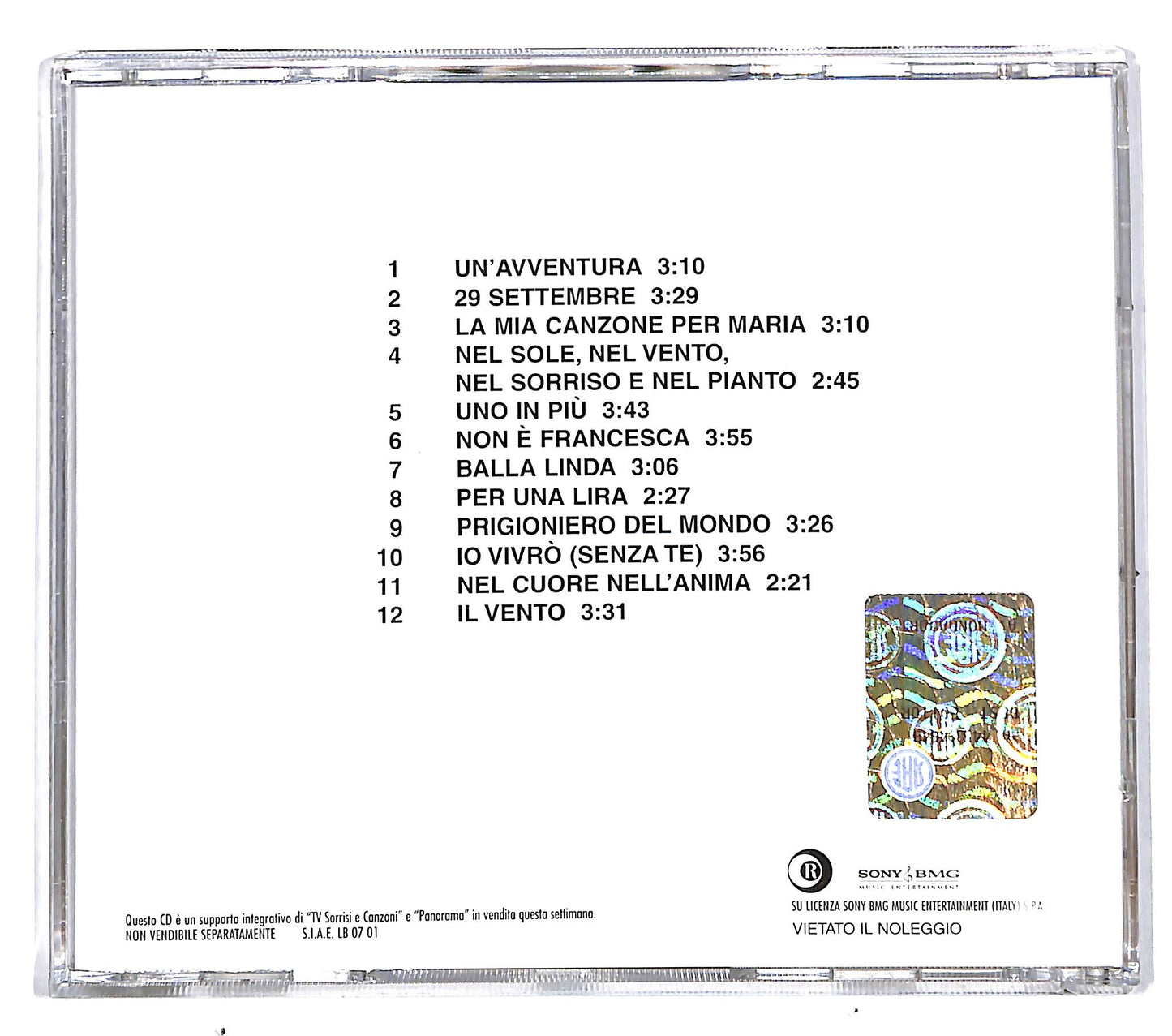 EBOND Lucio Battisti - Lucio Battisti EDITORIALE CD CD039220