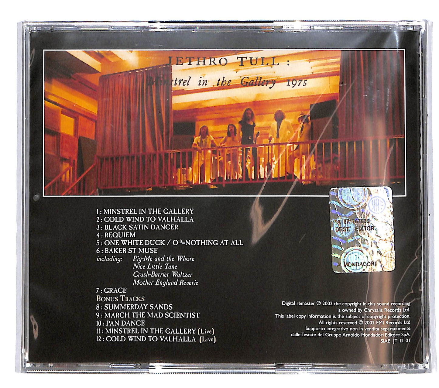 EBOND Jethro Tull - Minstrel In The Gallery EDITORIALE CD CD039234
