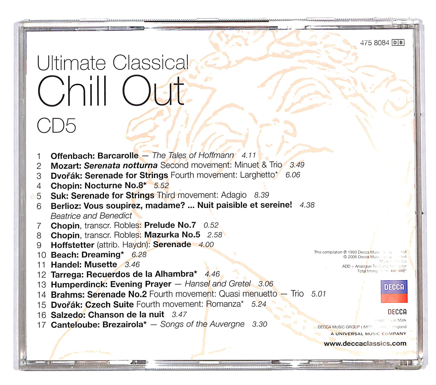 EBOND Various - Ultimate Classical Chill Out 5 EDITORIALE CD CD039240
