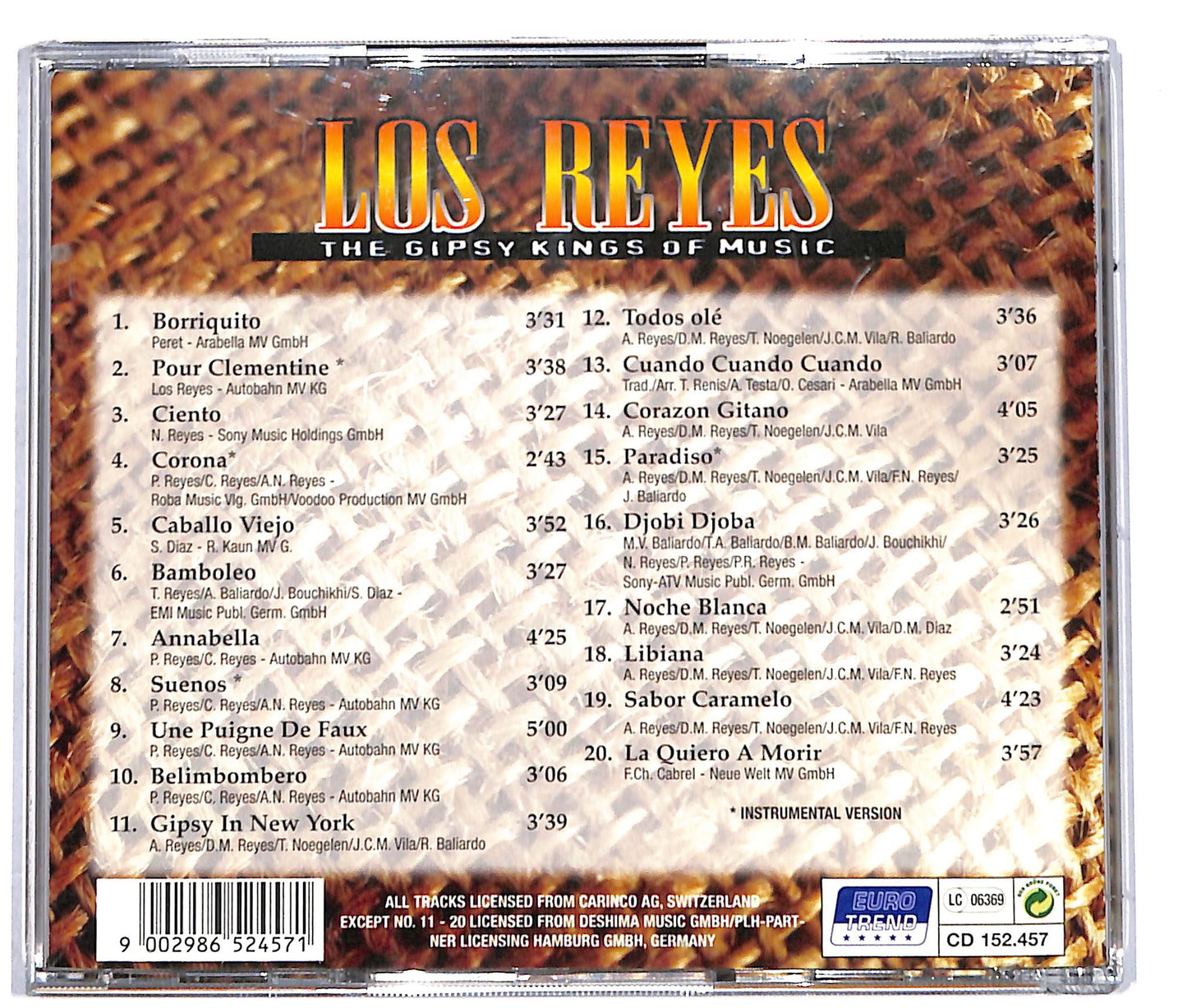 EBOND los reyes - the gipsy kings of music CD CD039308