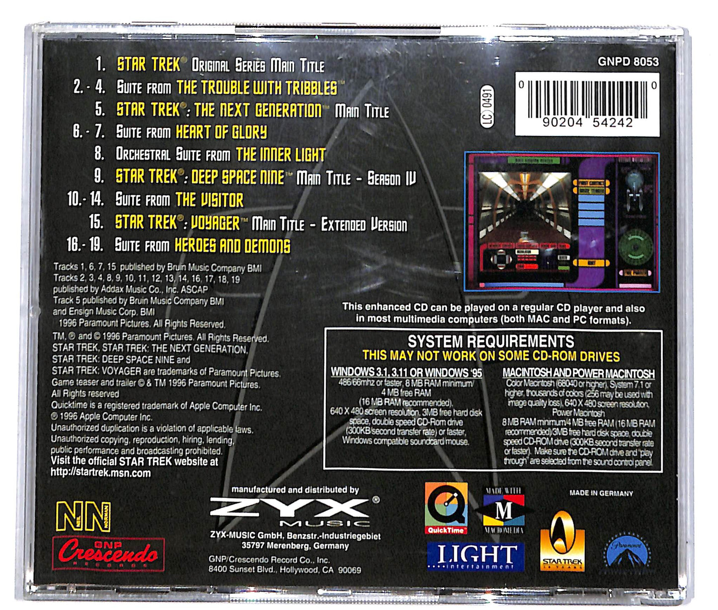 EBOND Various - The Best Of Star Trek - 30th Anniversary Special CD CD039318