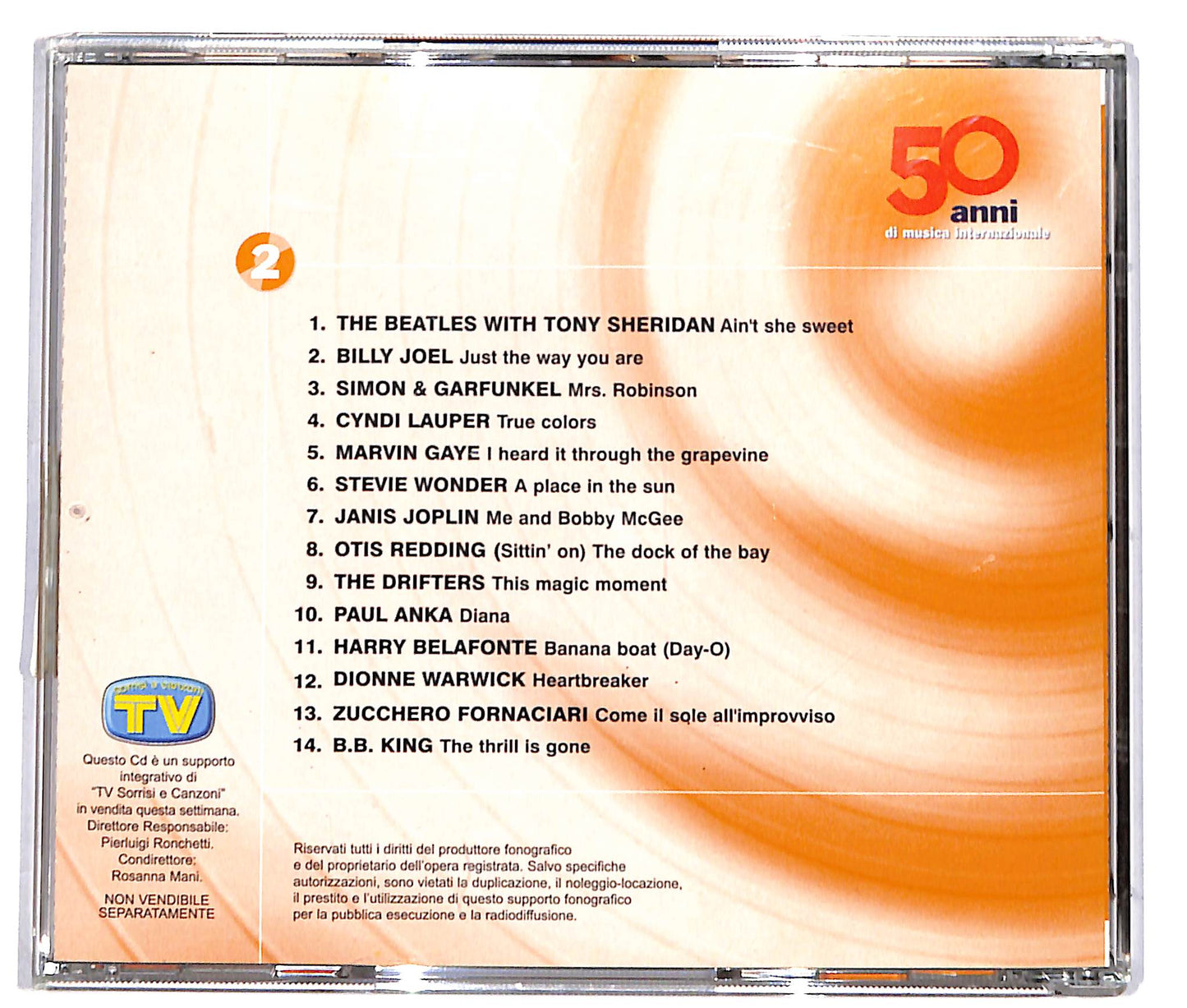 EBOND 50 Anni Di Musica Internazionale 2 - EDITORIALE CD CD039356