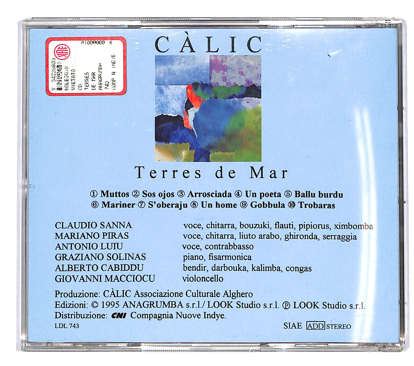 EBOND Calic - Terres De Mar CD CD039507