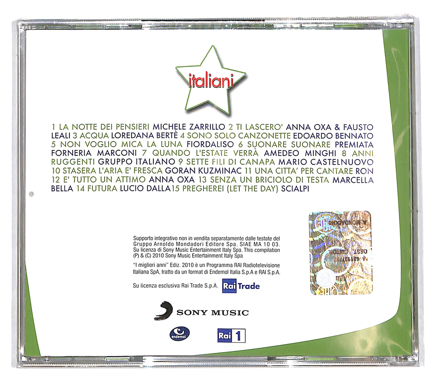 EBOND Various - I Migliori Anni 80 italiani EDITORIALE CD CD039530
