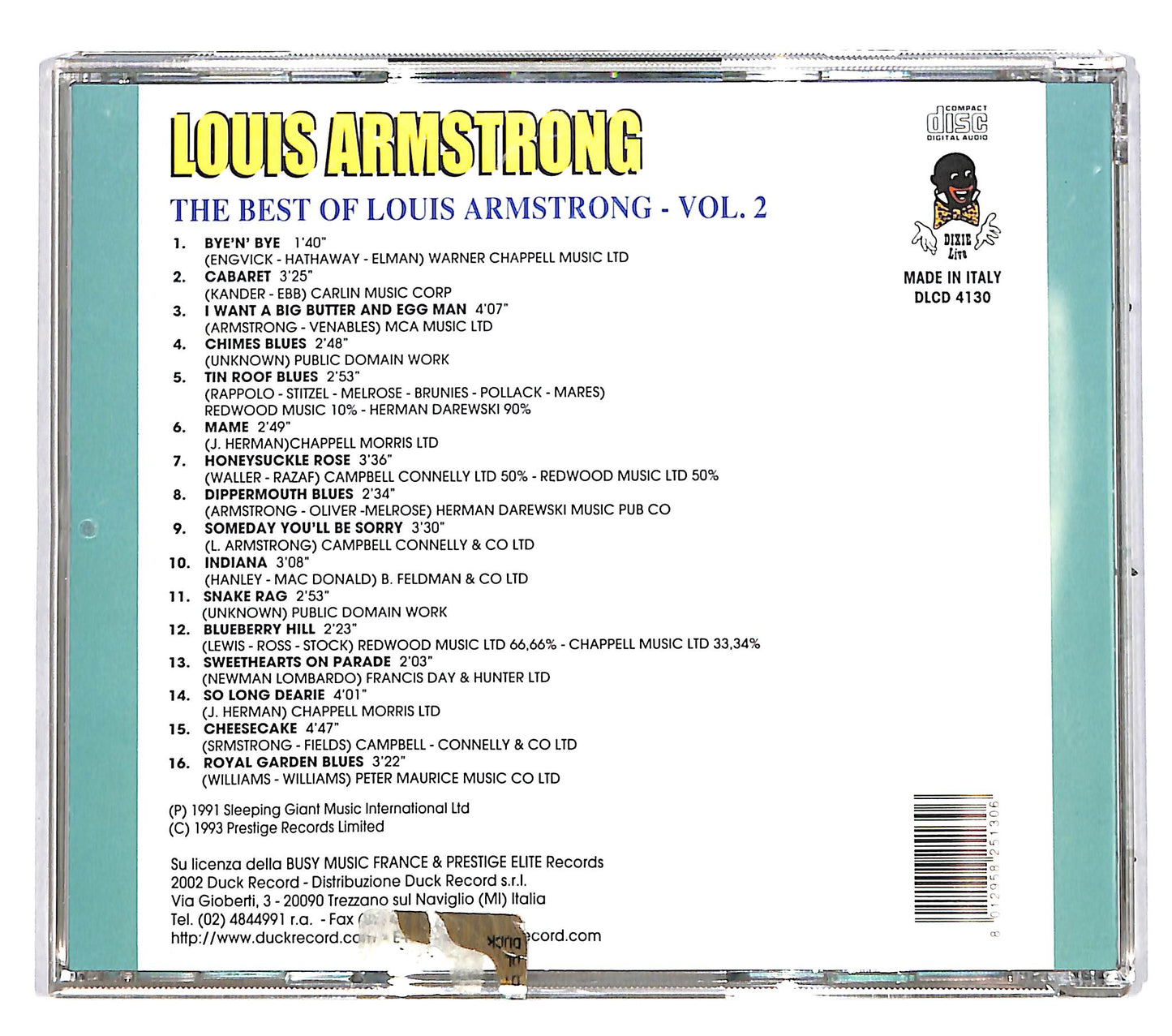 EBOND Louis Armstrong - The best Of vol.2 CD CD039537