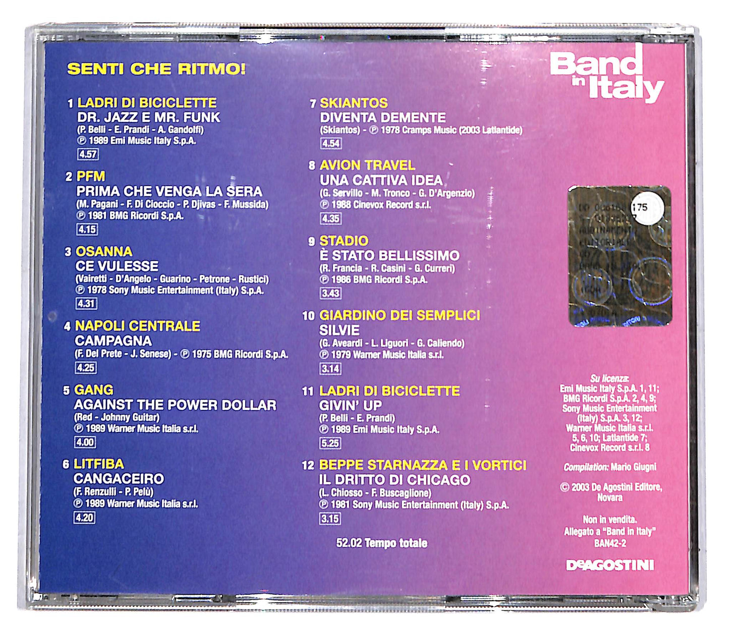 EBOND Senti Che Ritmo! - EDITORIALE CD CD039627