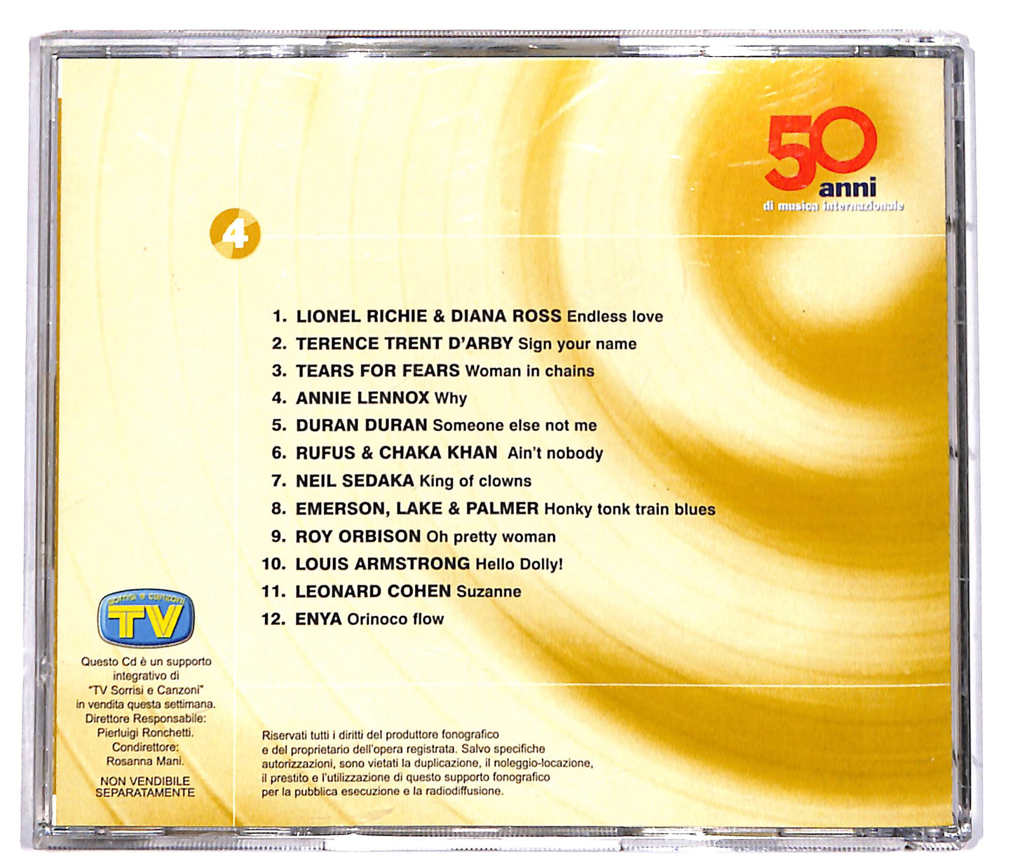 EBOND 50 Anni Di Musica Internazionale - EDITORIALE CD CD039643