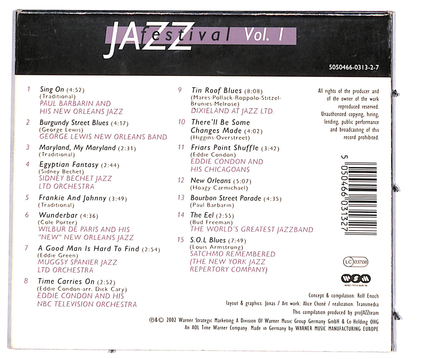 EBOND Jazz Festival Volume I CD CD039644