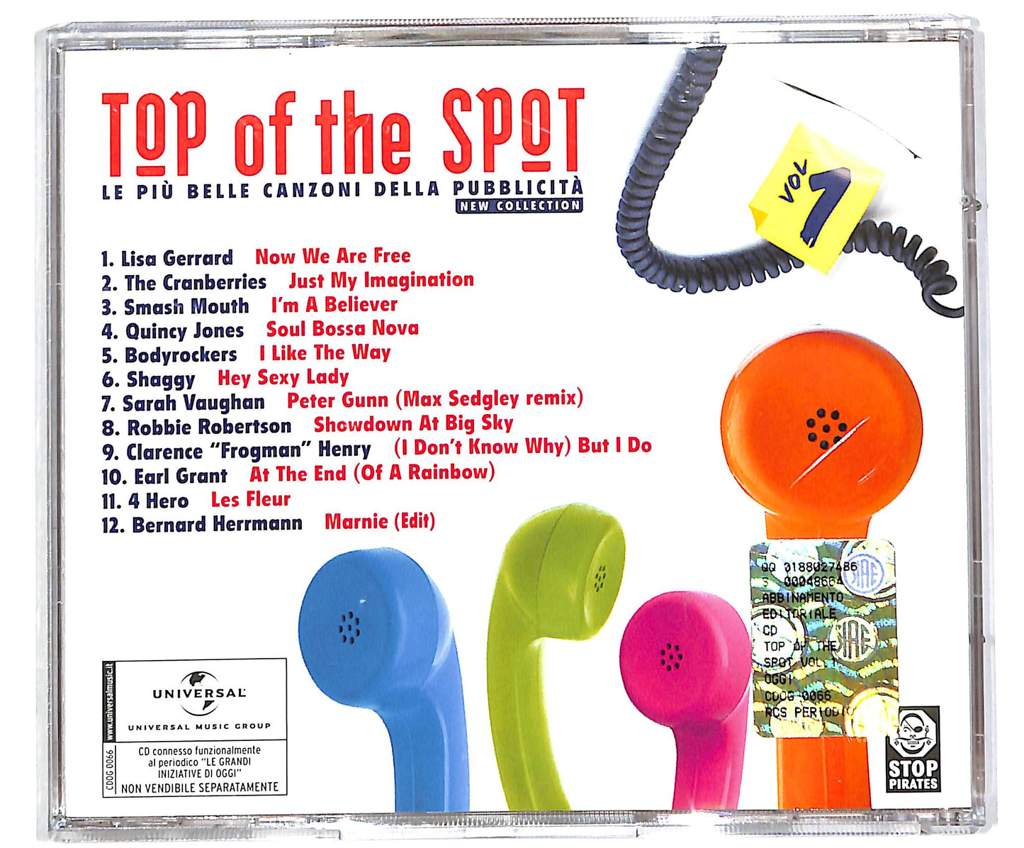 EBOND Top of the Spot: Le piu belle canzoni della pubblicita VOLUME 1 EDITORIALE CD CD039704