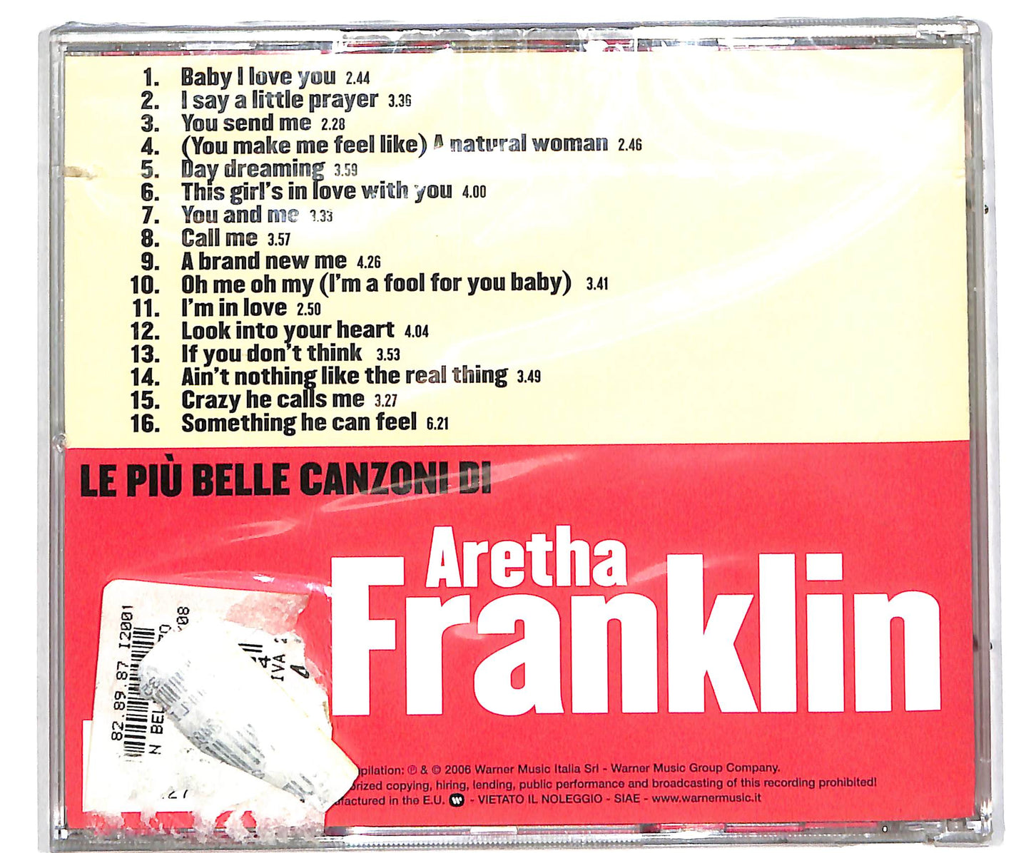 EBOND Aretha Franklin - Le Piu Belle Canzoni Di EDITORIALE CD CD039717