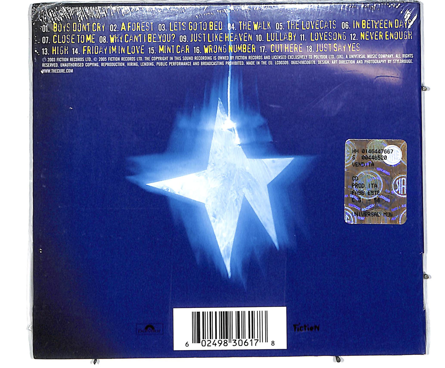EBOND The Cure - Greatest Hits CD CD039733