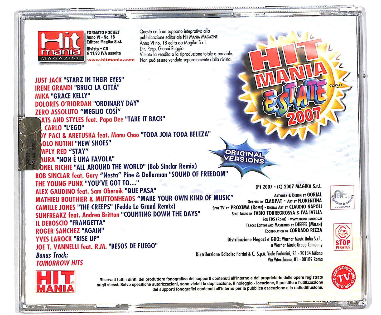 EBOND Hit Mania Estate 2007 CD CD039761