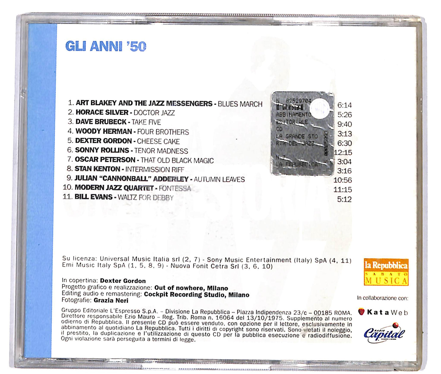 EBOND Gli Anni ‘50 CD CD039850