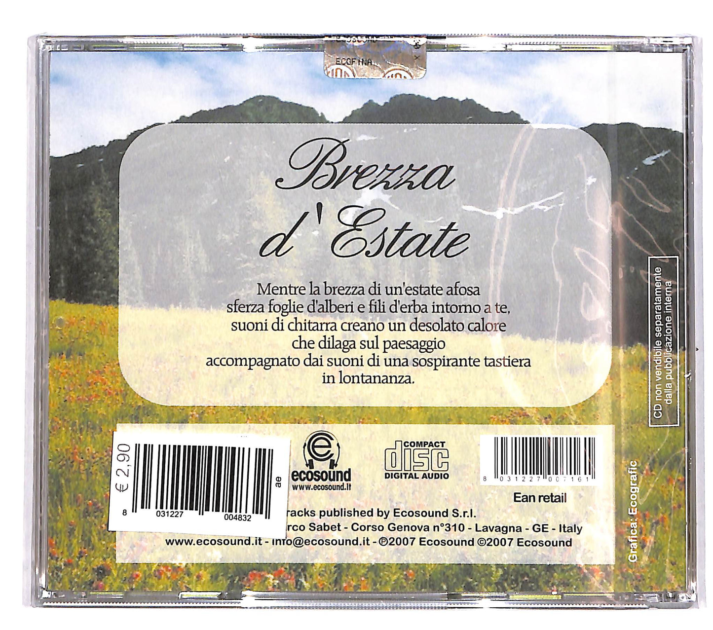 EBOND Natura: Brezza D'Estate CD CD039925